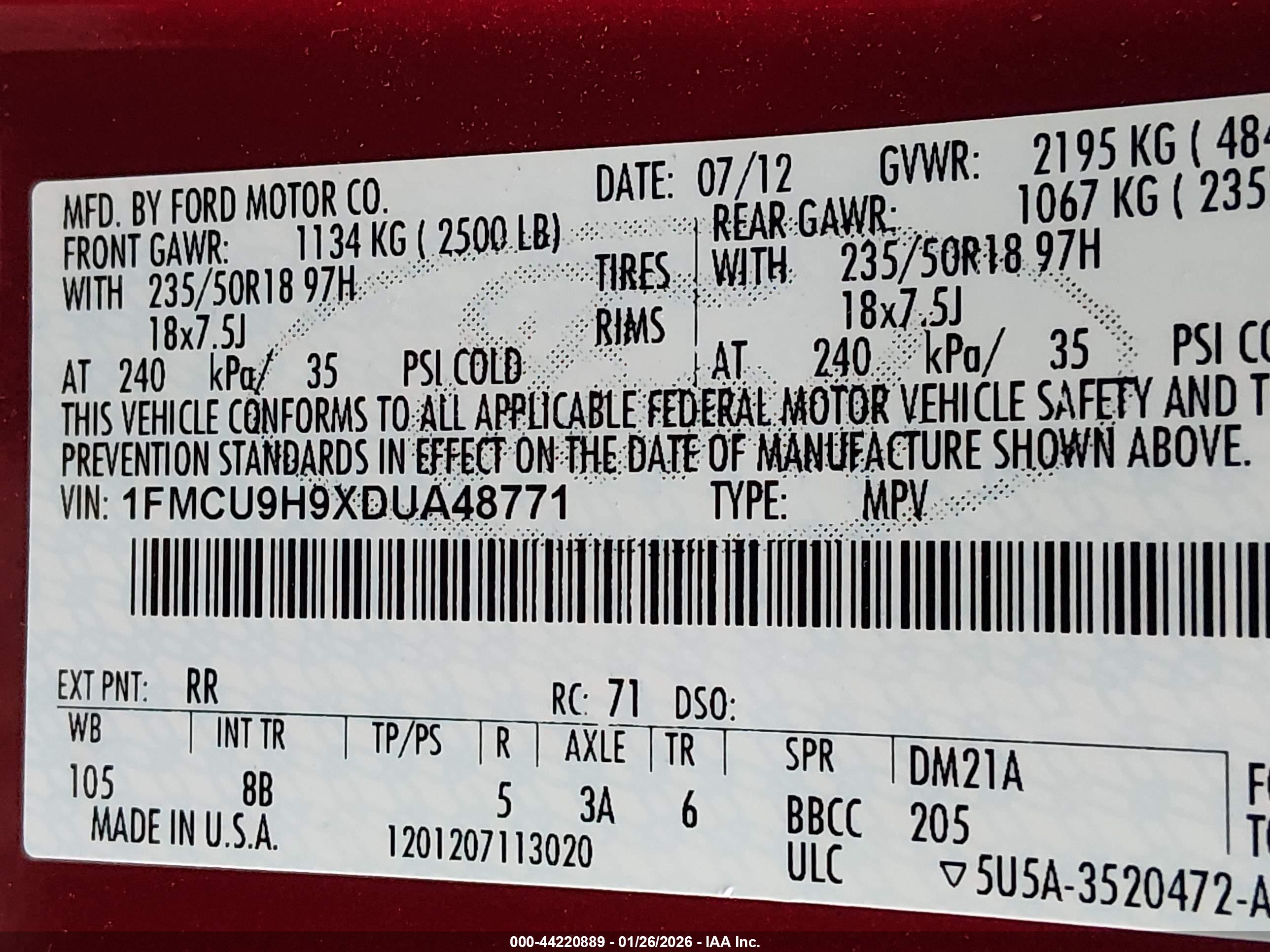 FORD ESCAPE image 9