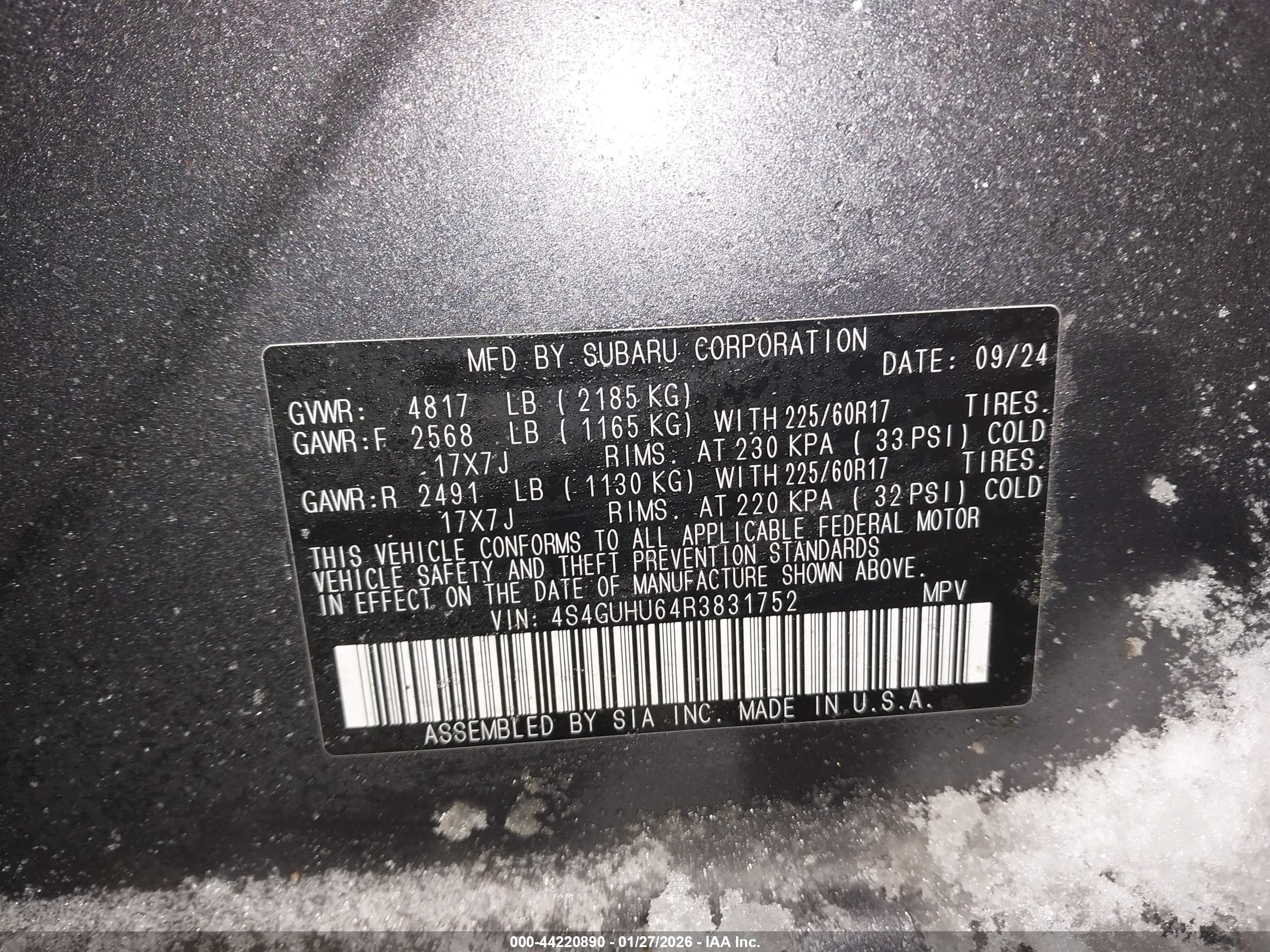 SUBARU CROSSTREK image 9