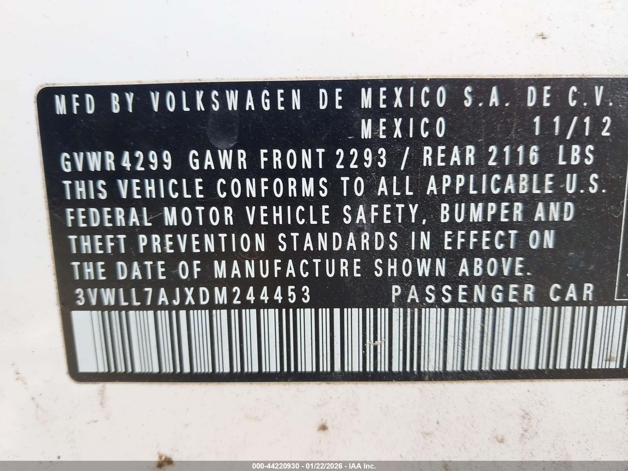 VOLKSWAGEN JETTA image 9