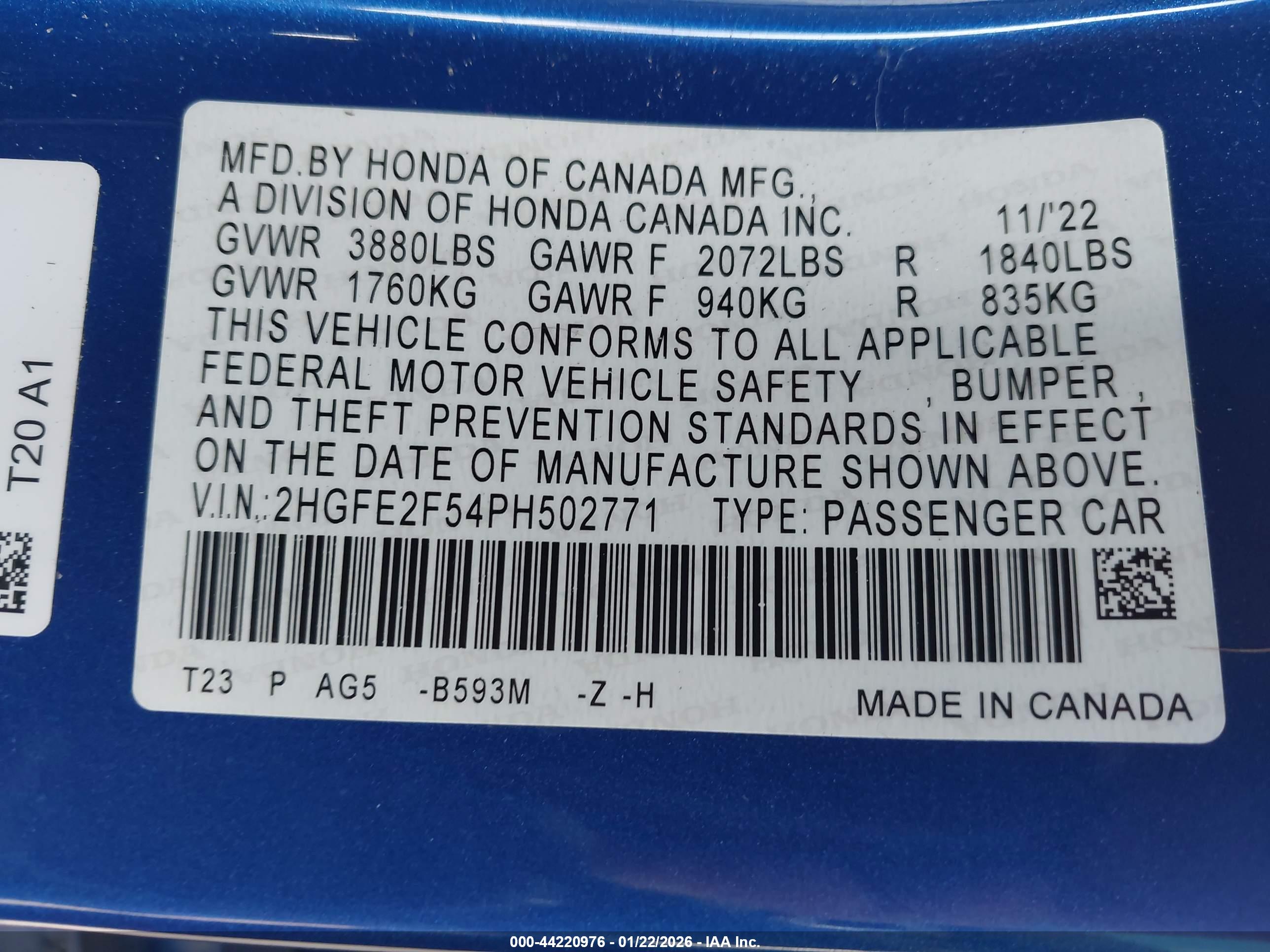 HONDA CIVIC image 9