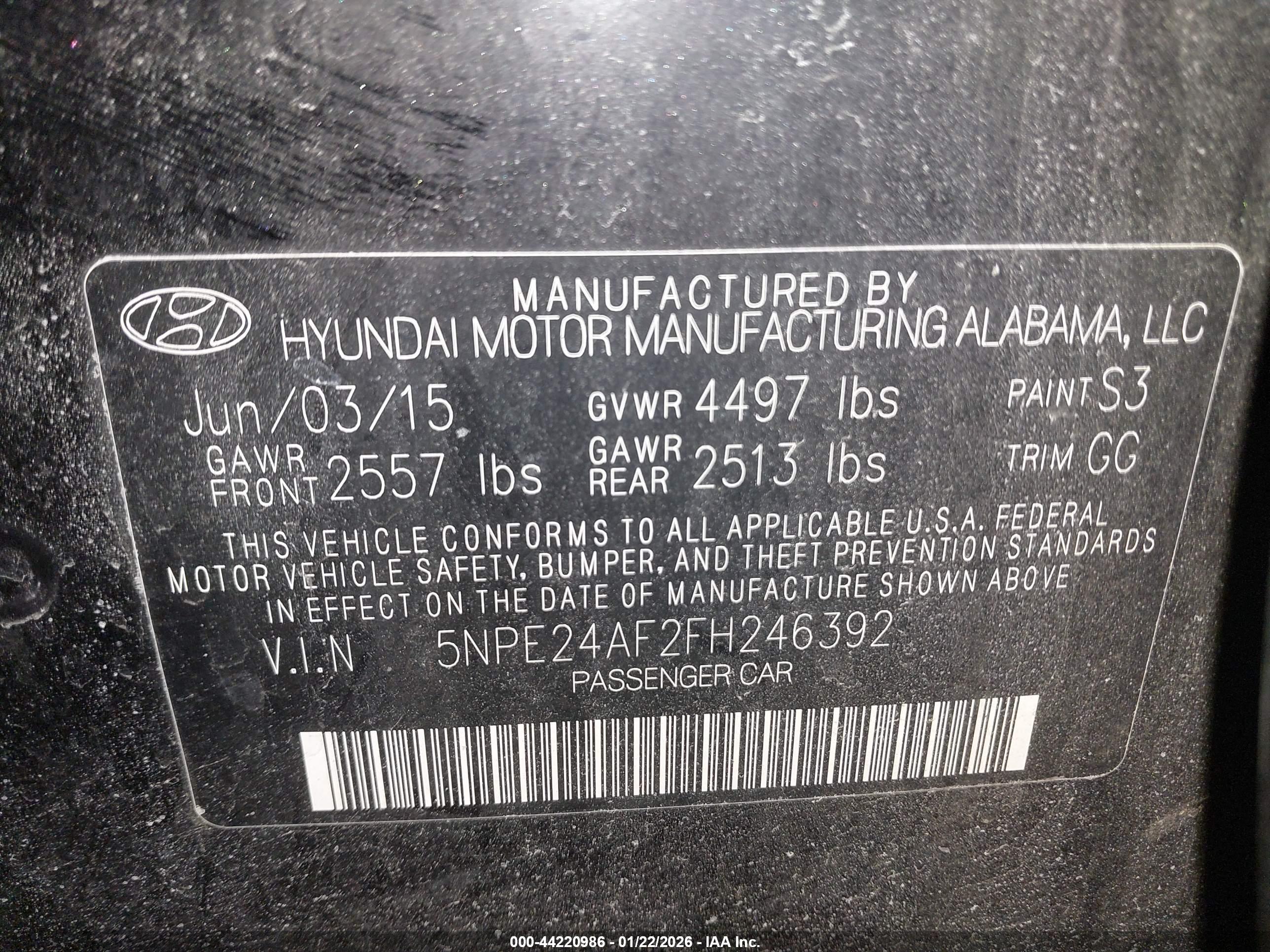 HYUNDAI SONATA image 9
