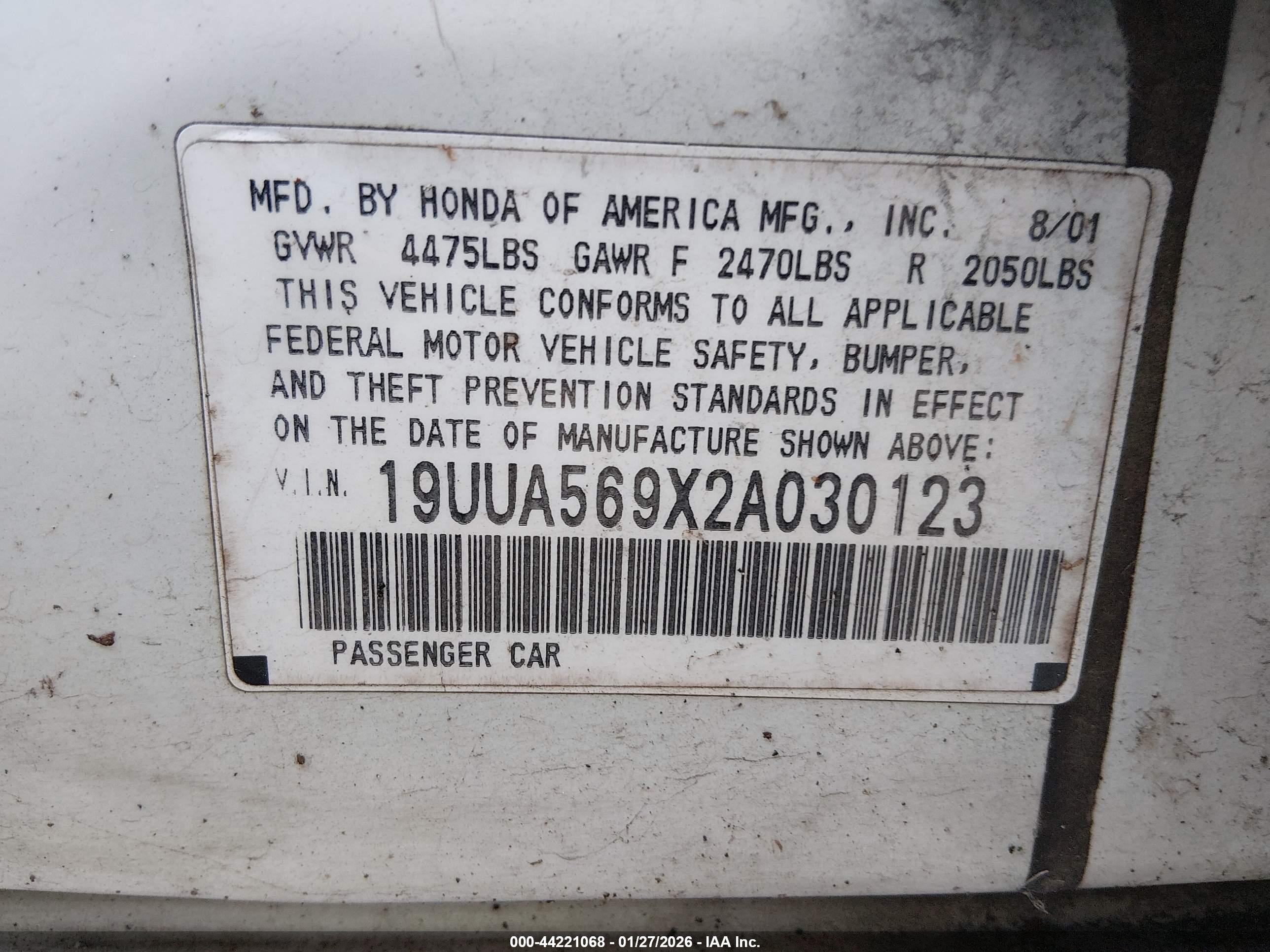 ACURA TL image 9