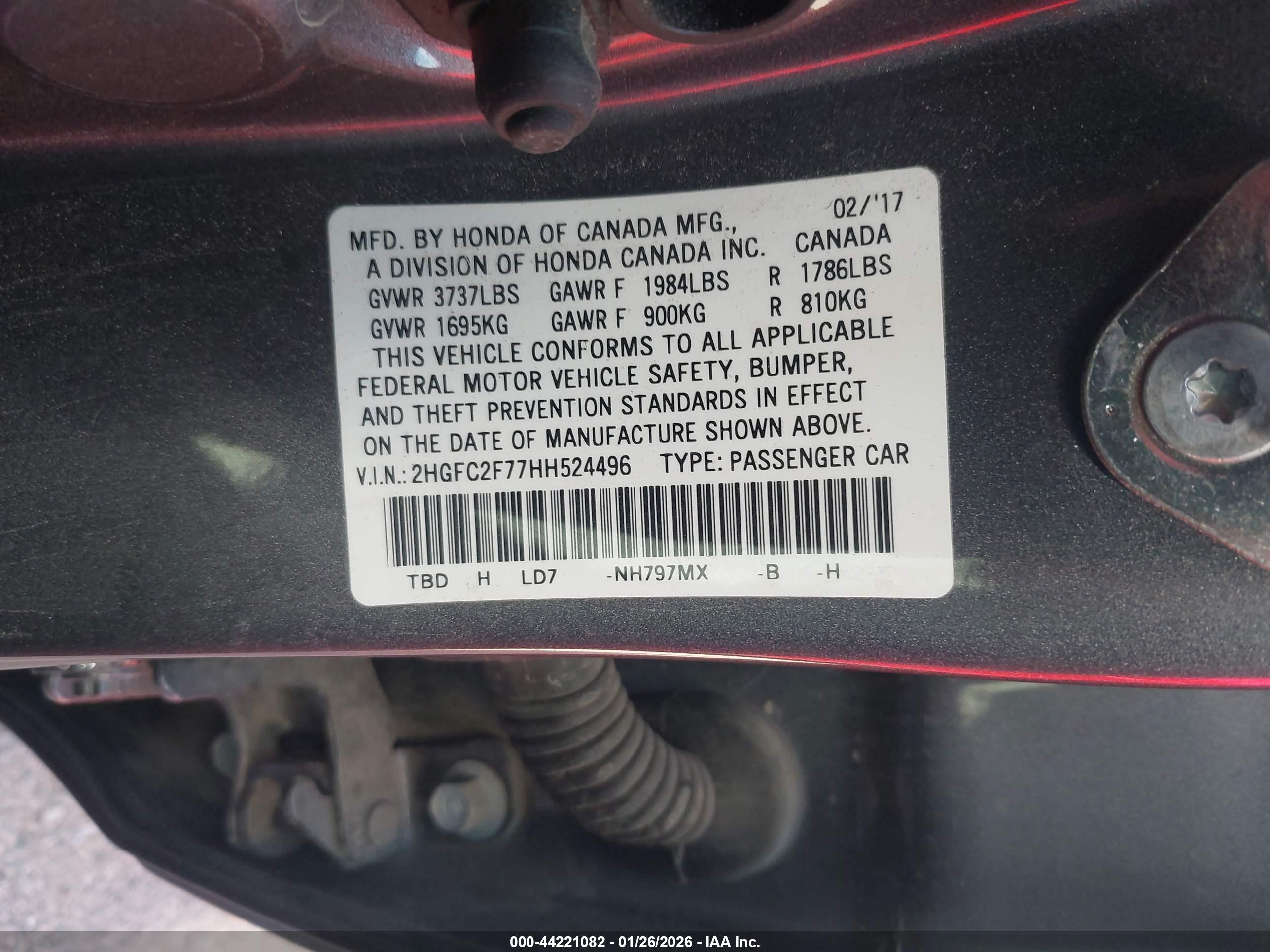 HONDA CIVIC image 9