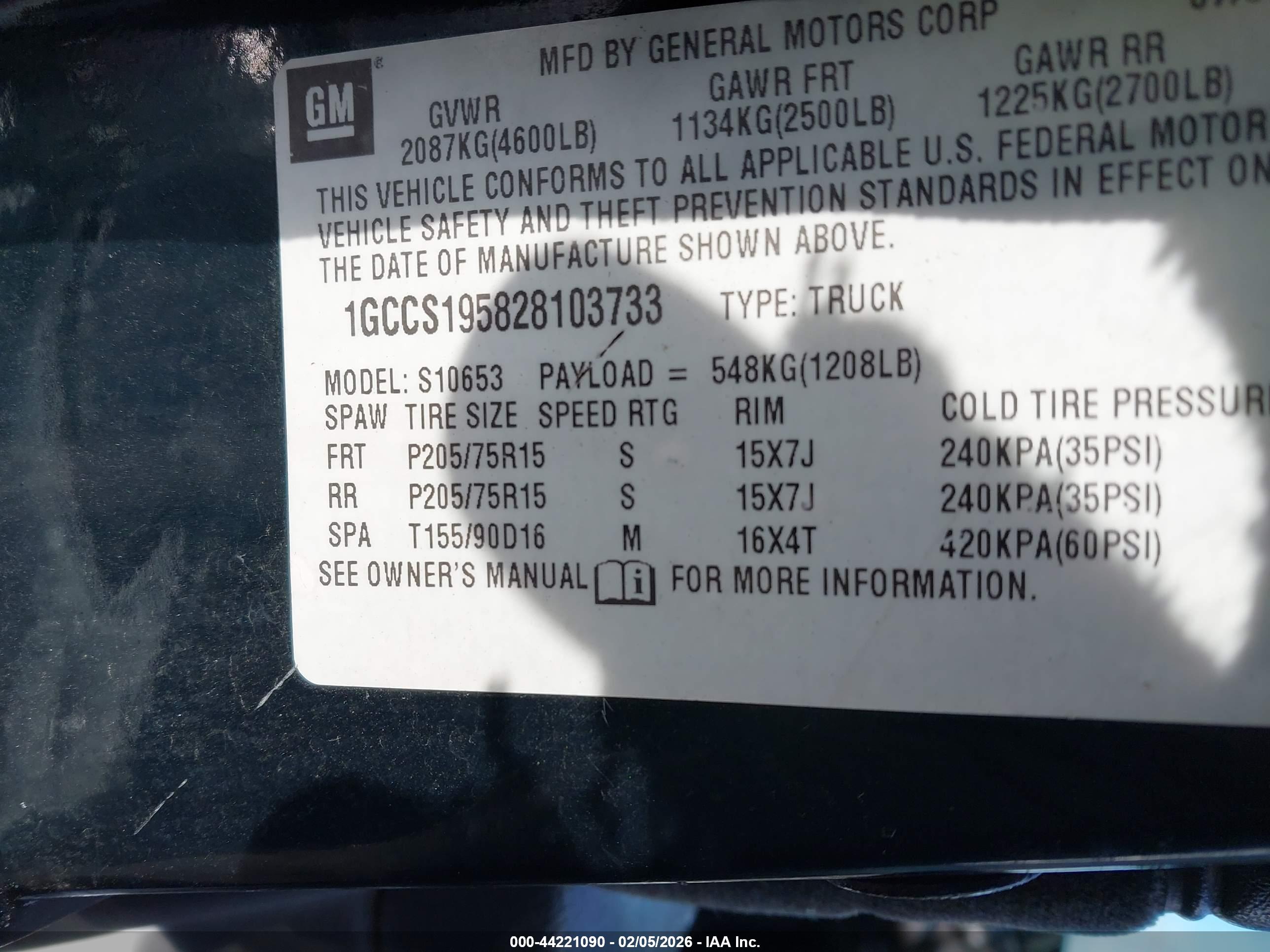 CHEVROLET S image 9