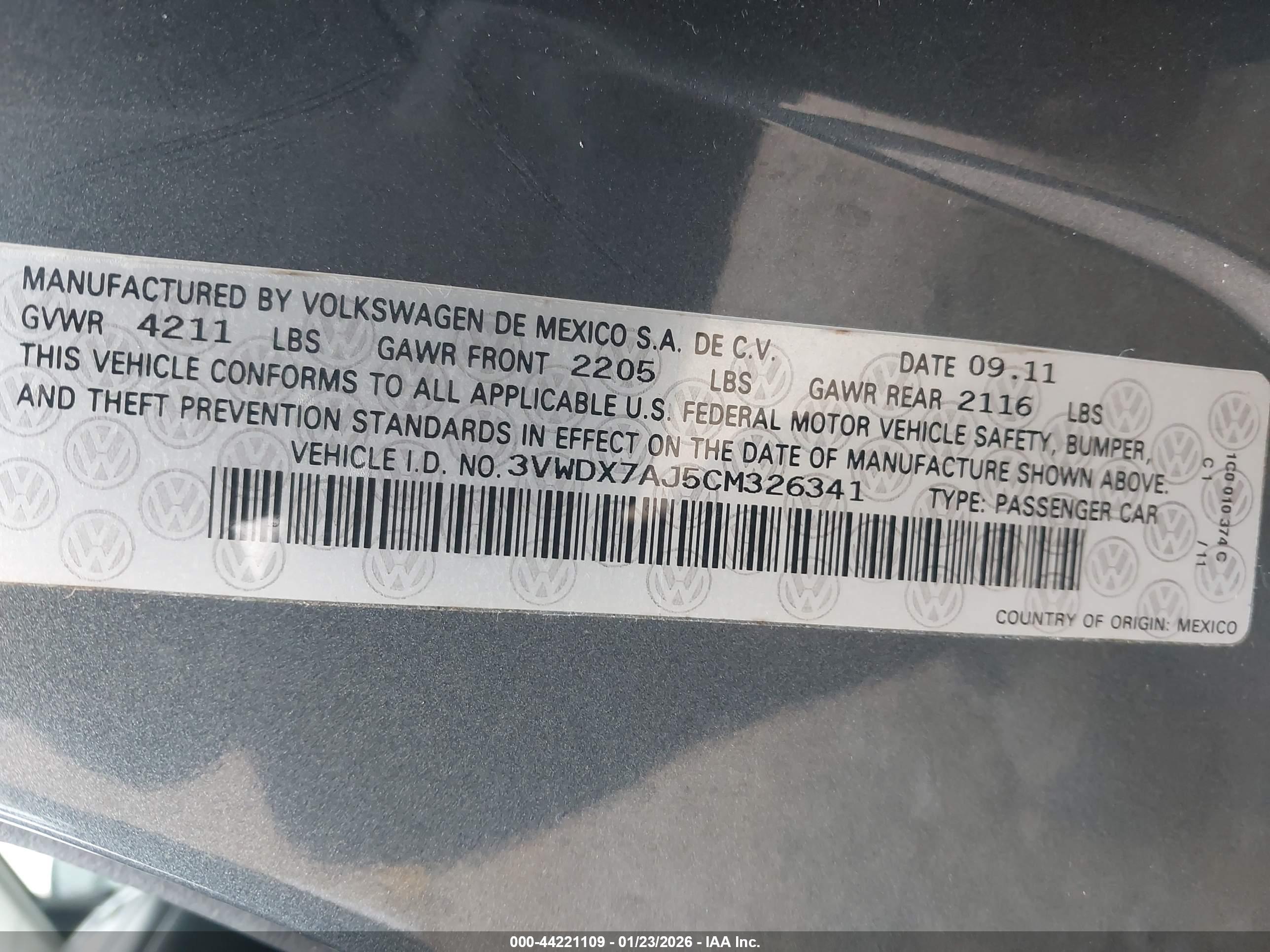 VOLKSWAGEN JETTA image 9