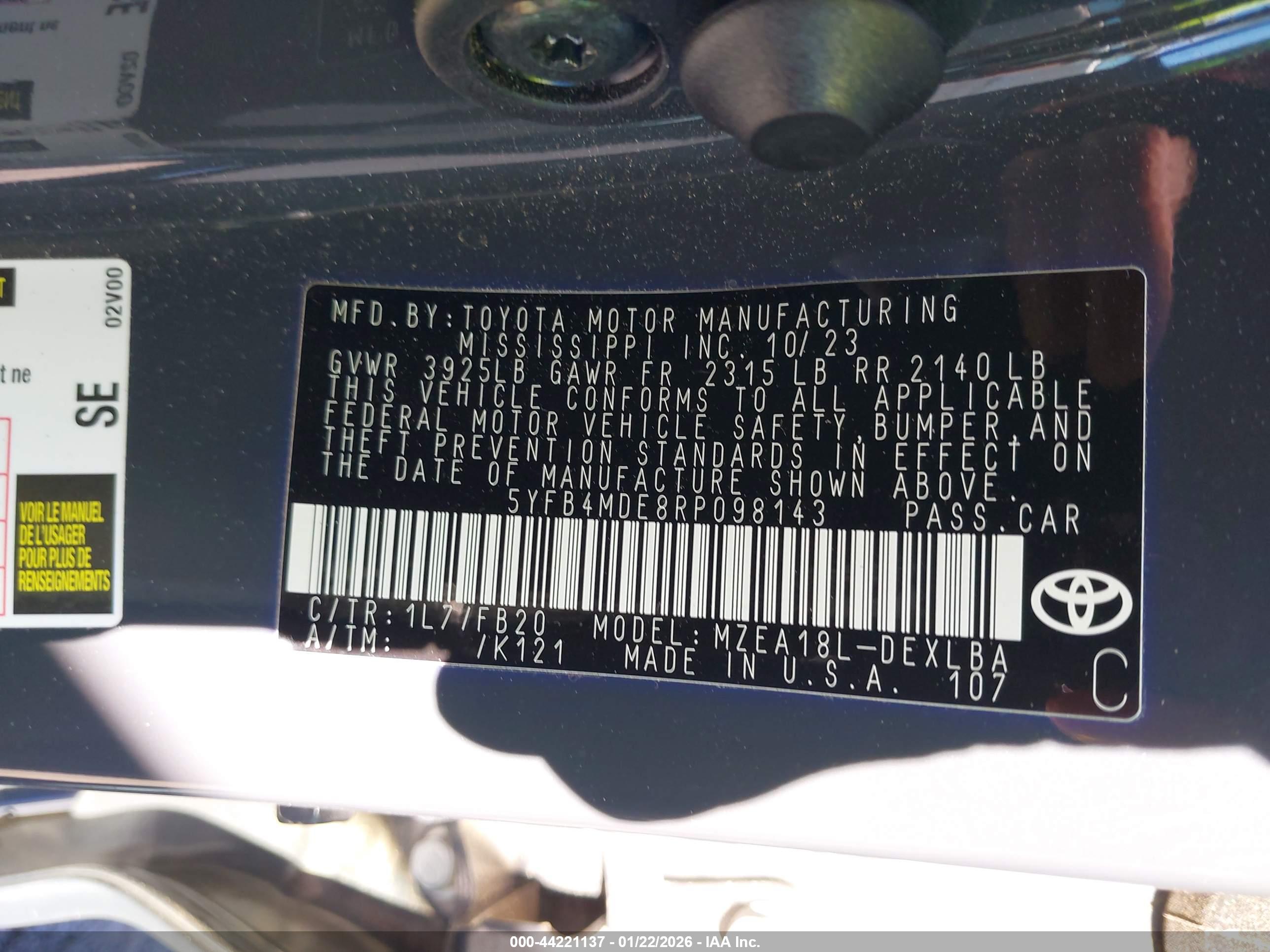 TOYOTA COROLLA image 9