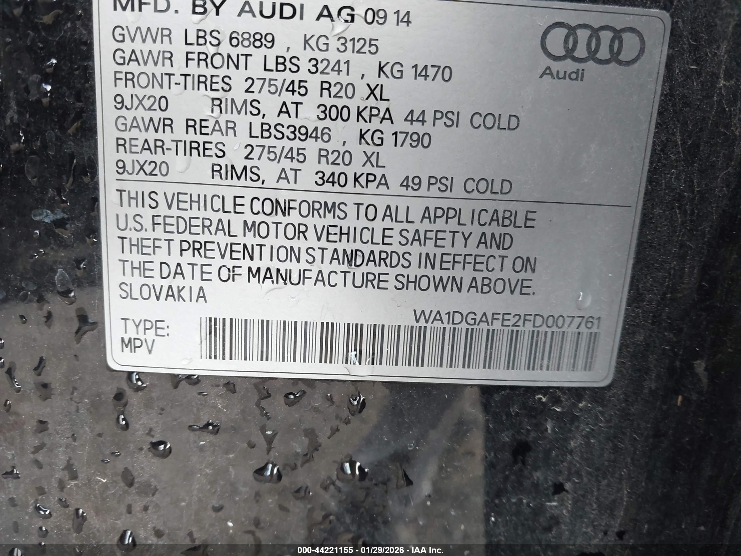 AUDI Q7 image 9