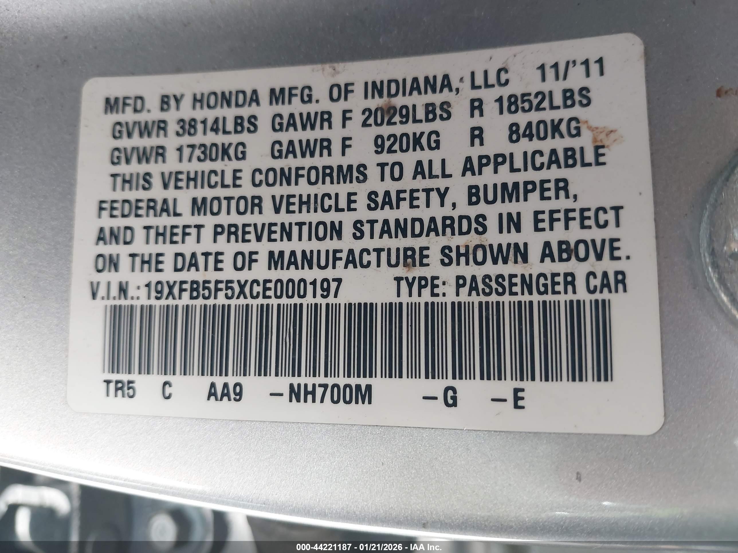 HONDA CIVIC image 9