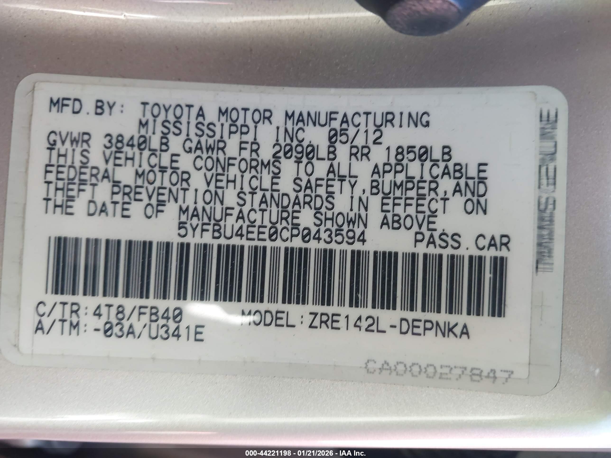 TOYOTA COROLLA image 9
