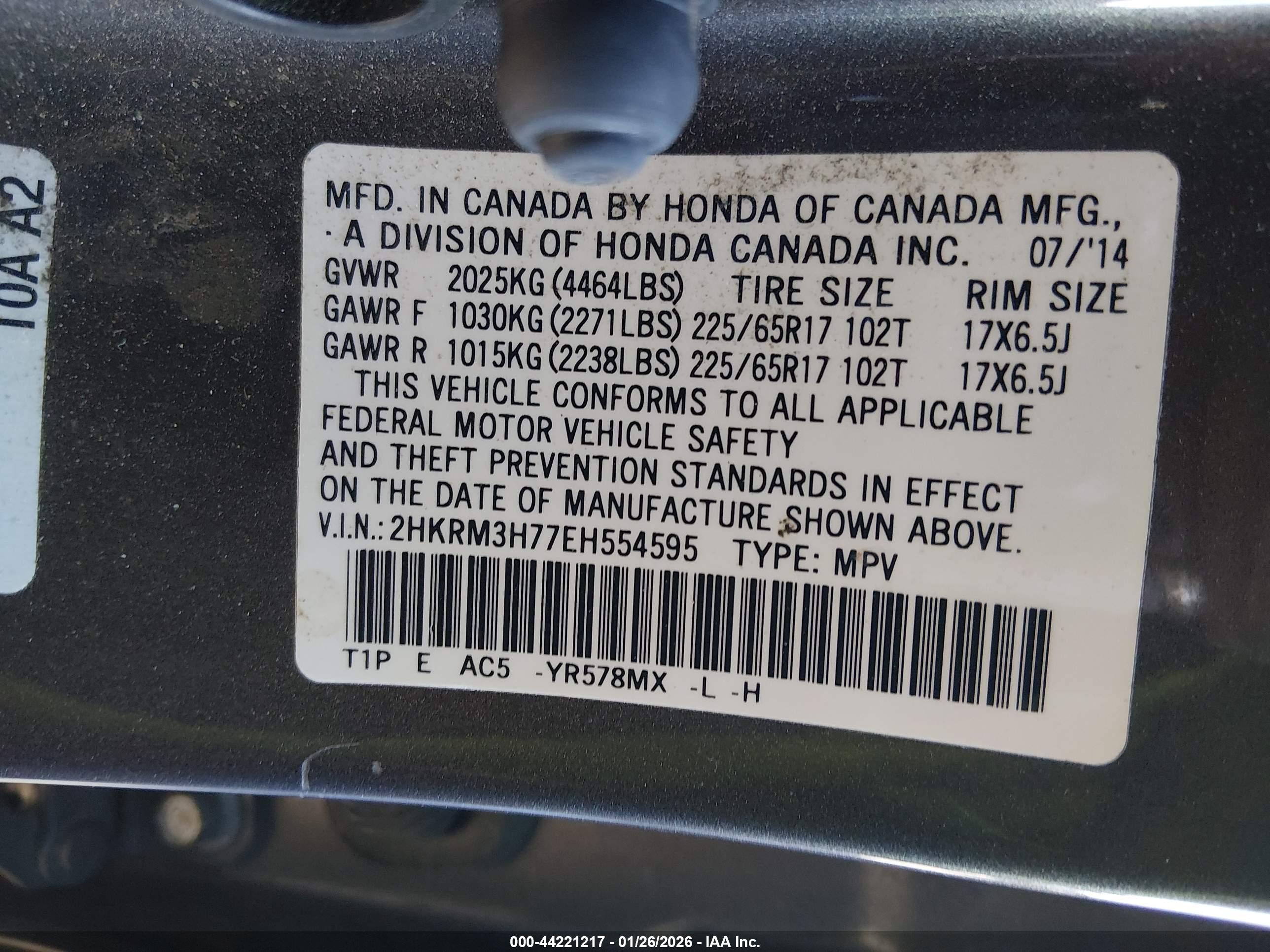 HONDA CR-V image 9