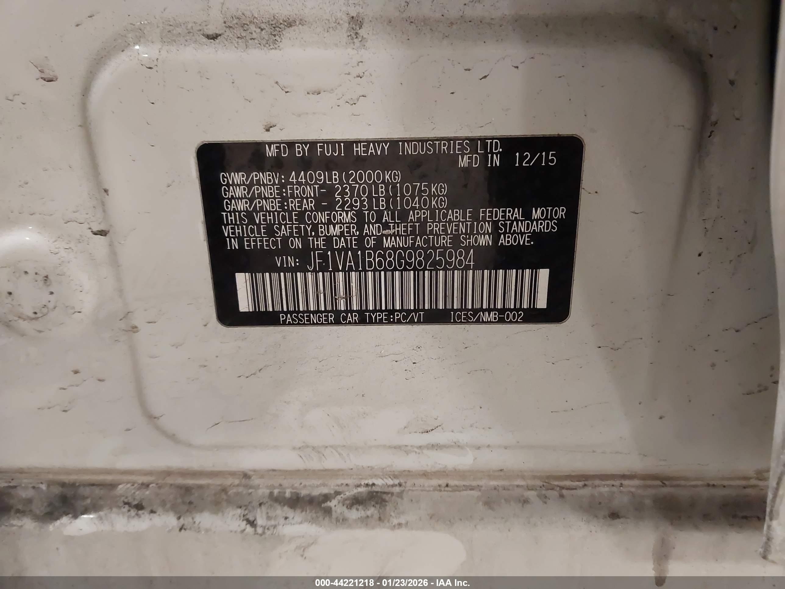 SUBARU WRX image 9