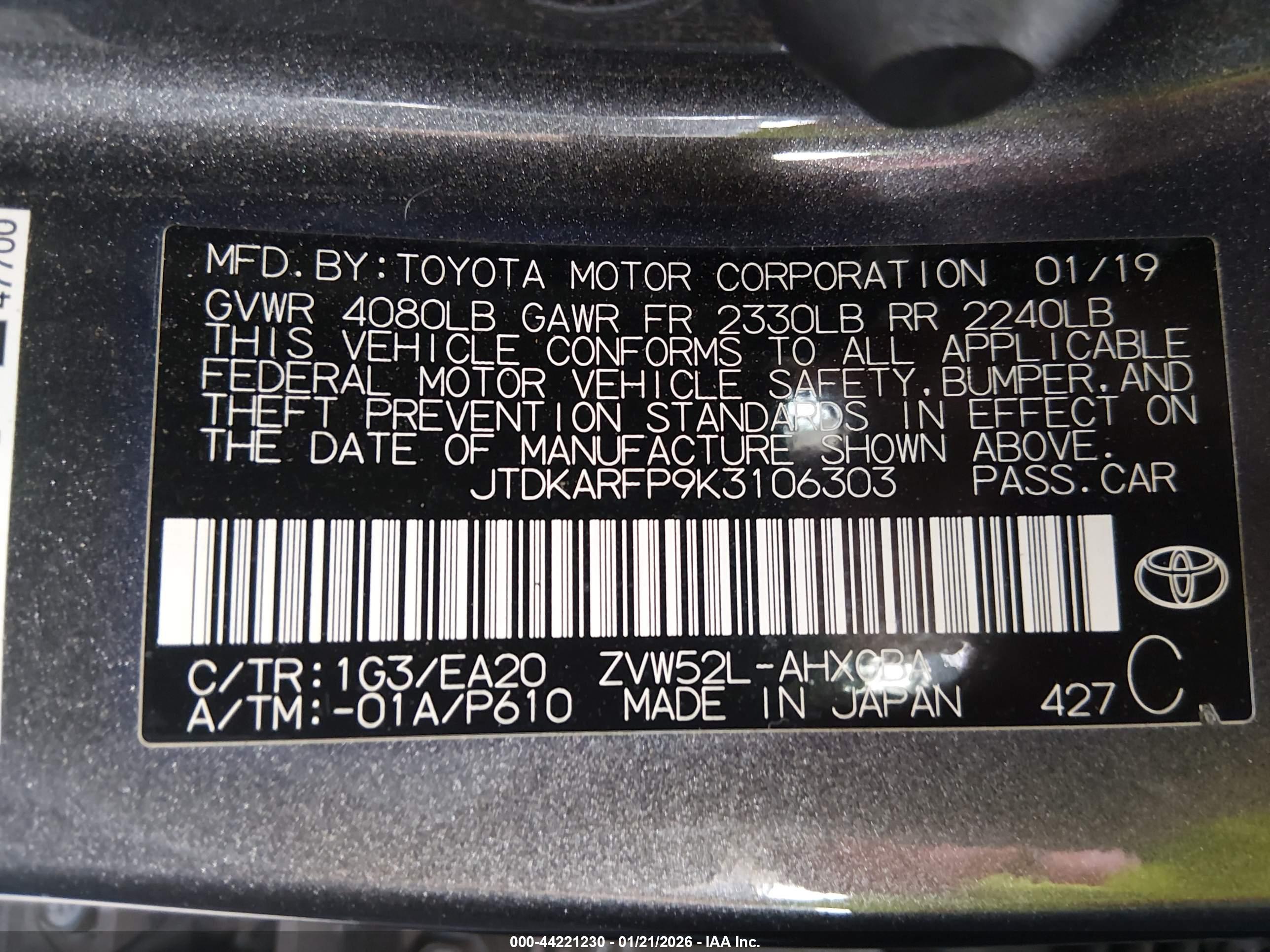 TOYOTA PRIUS image 9