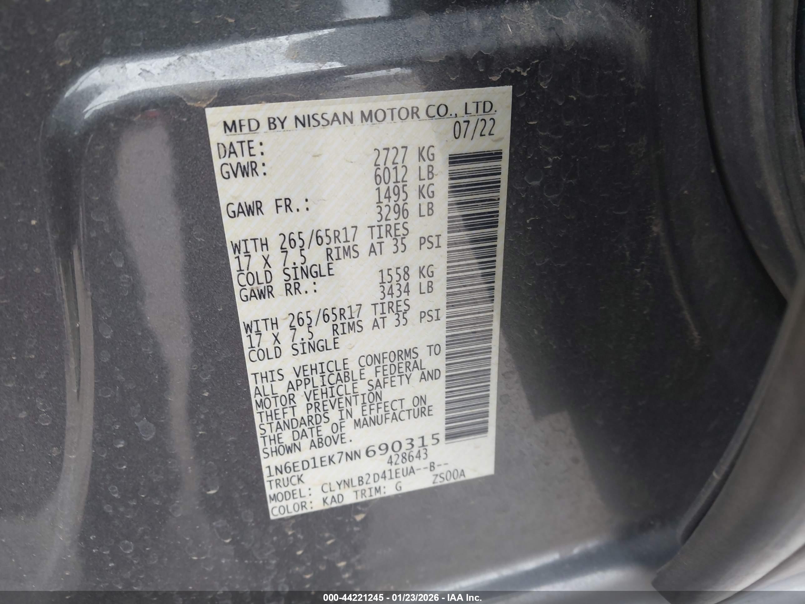 NISSAN FRONTIER image 9