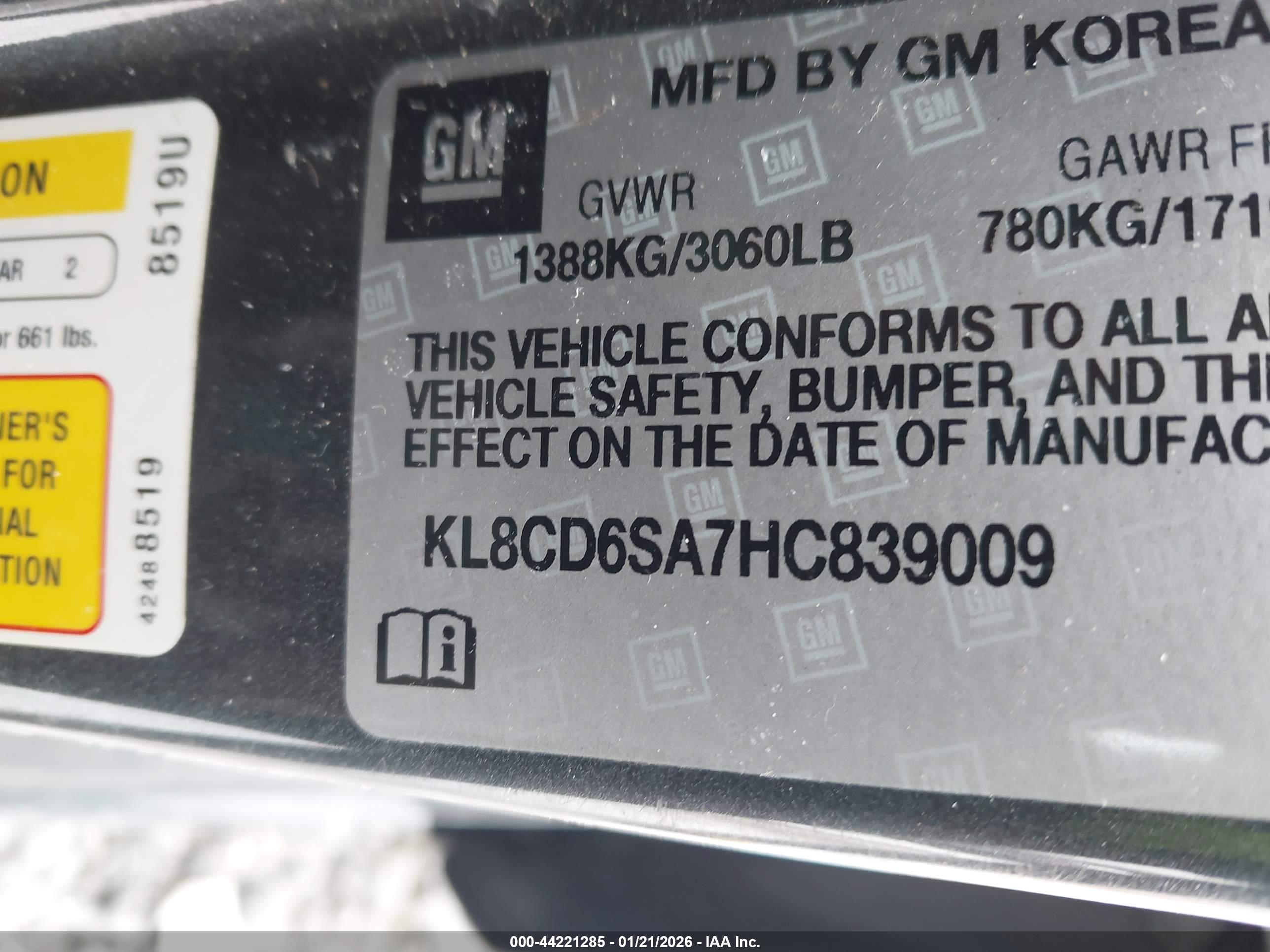 CHEVROLET SPARK image 9