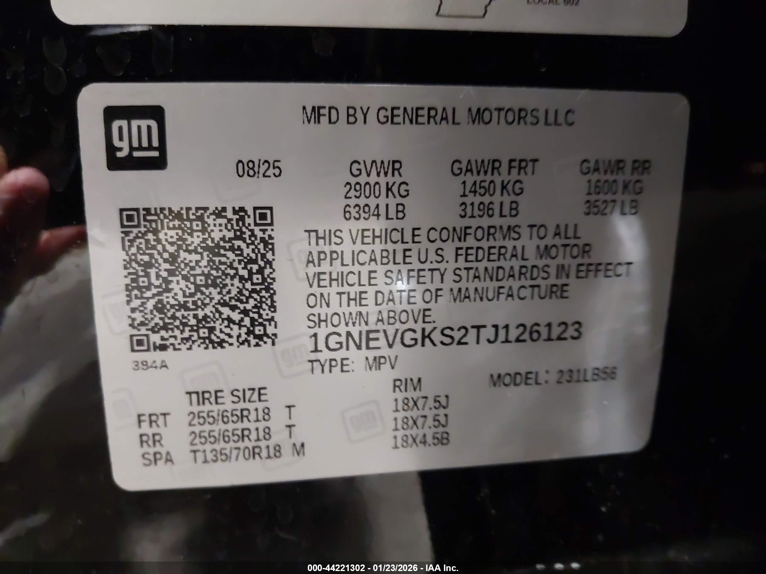 CHEVROLET TRAVERSE image 9