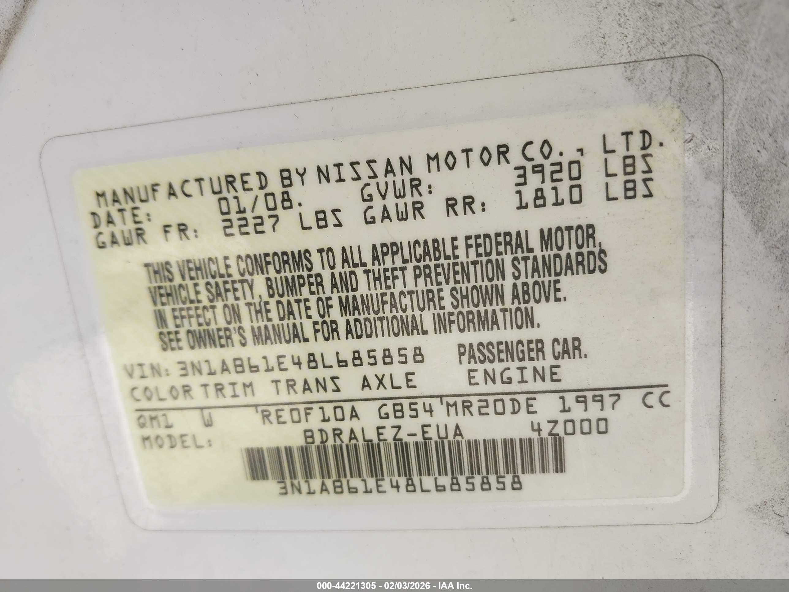 NISSAN SENTRA image 9