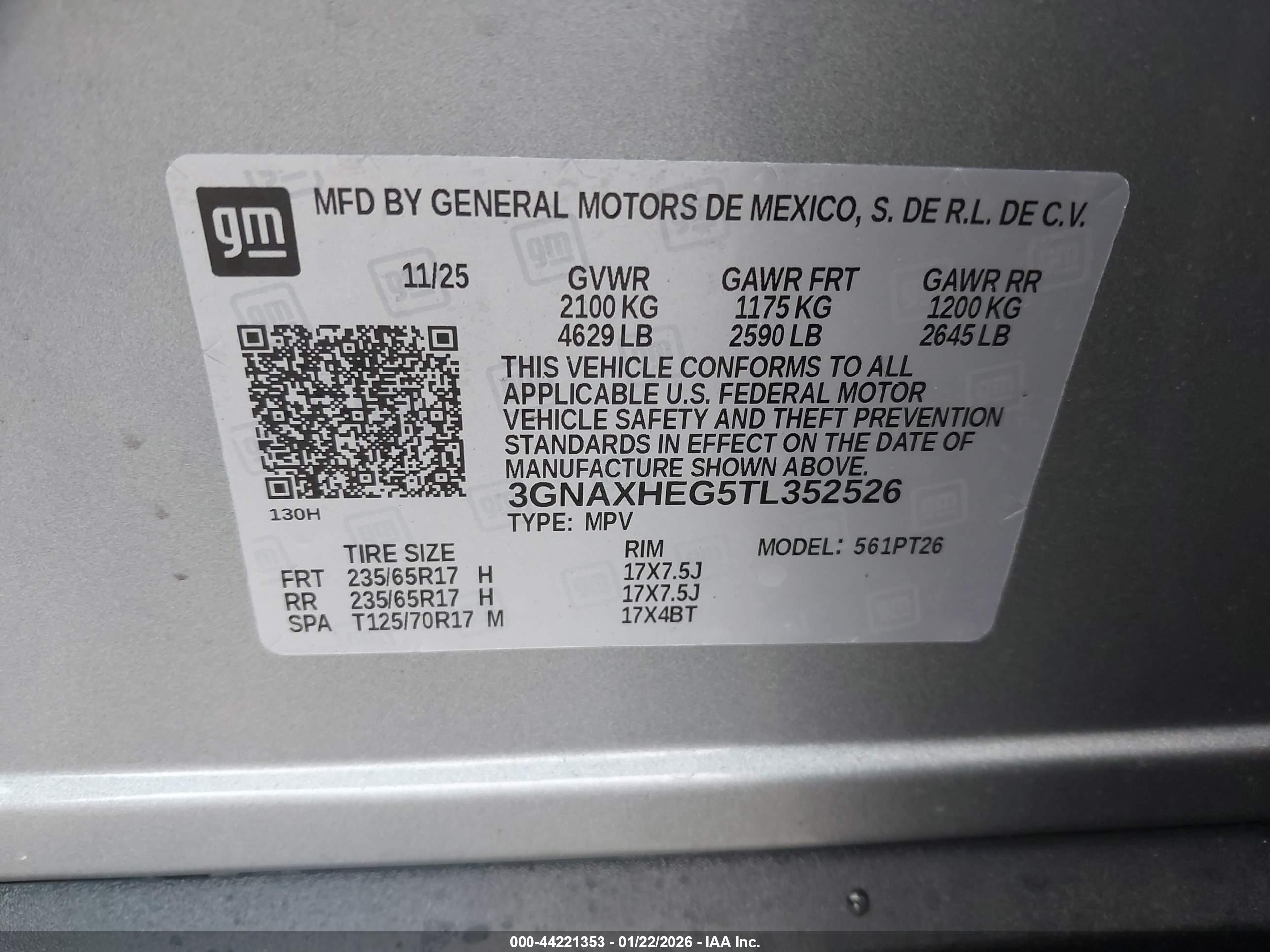 CHEVROLET EQUINOX image 9