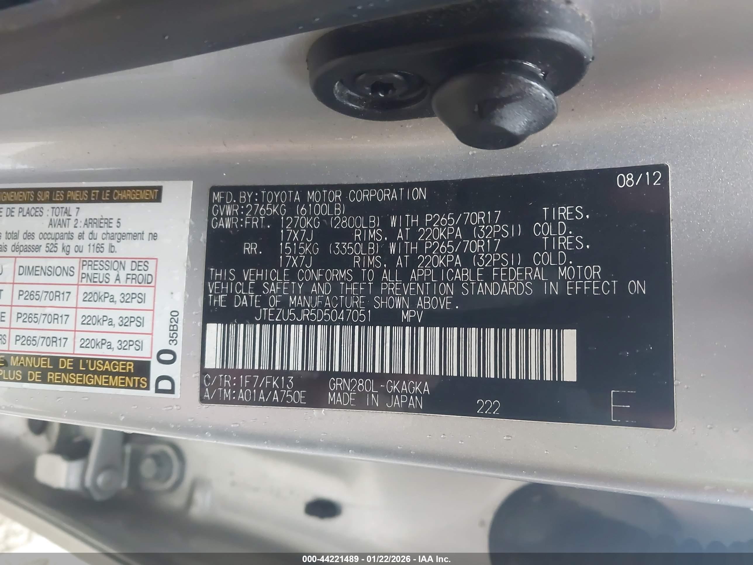 TOYOTA 4RUNNER image 9