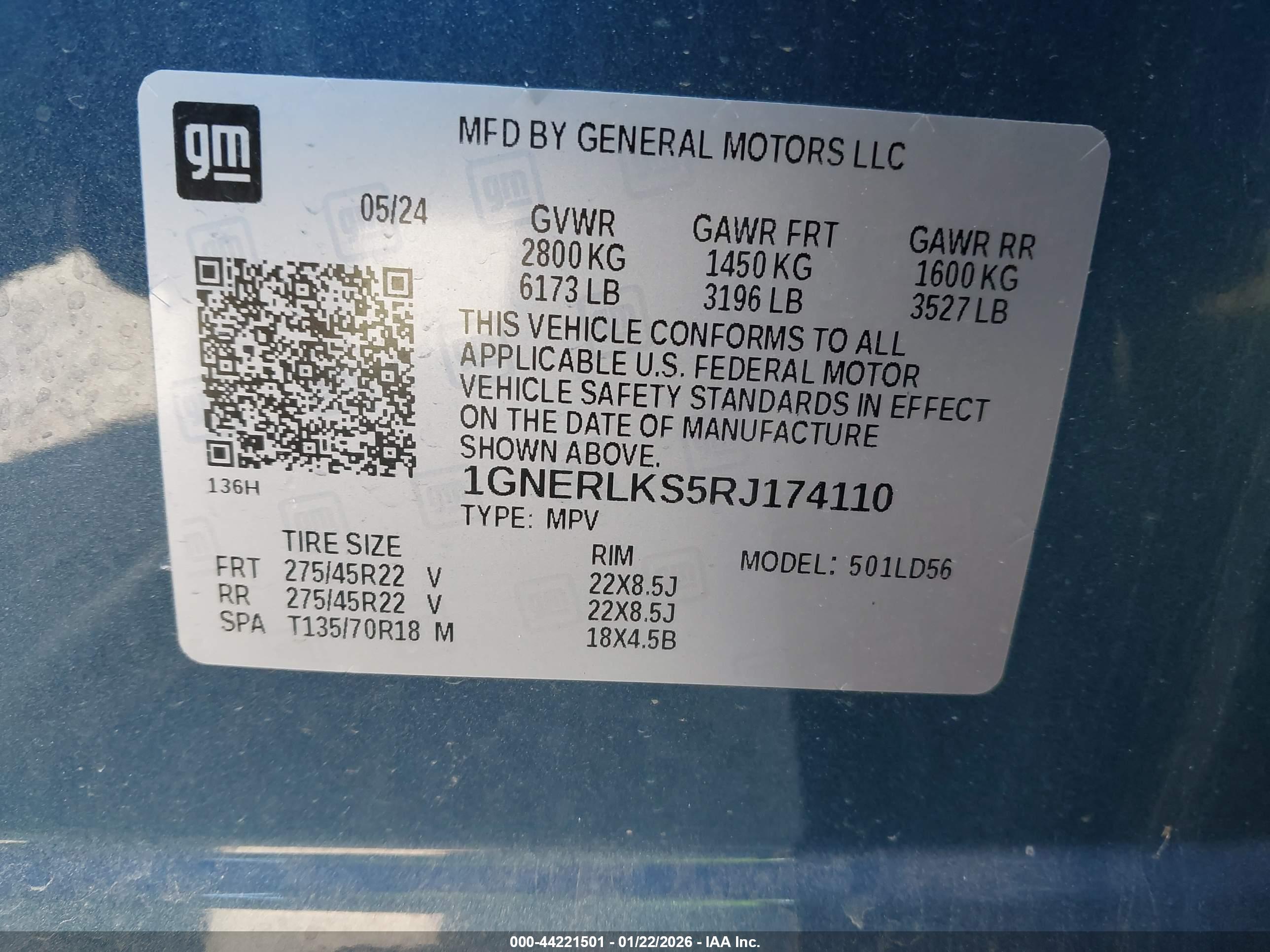 CHEVROLET TRAVERSE image 9