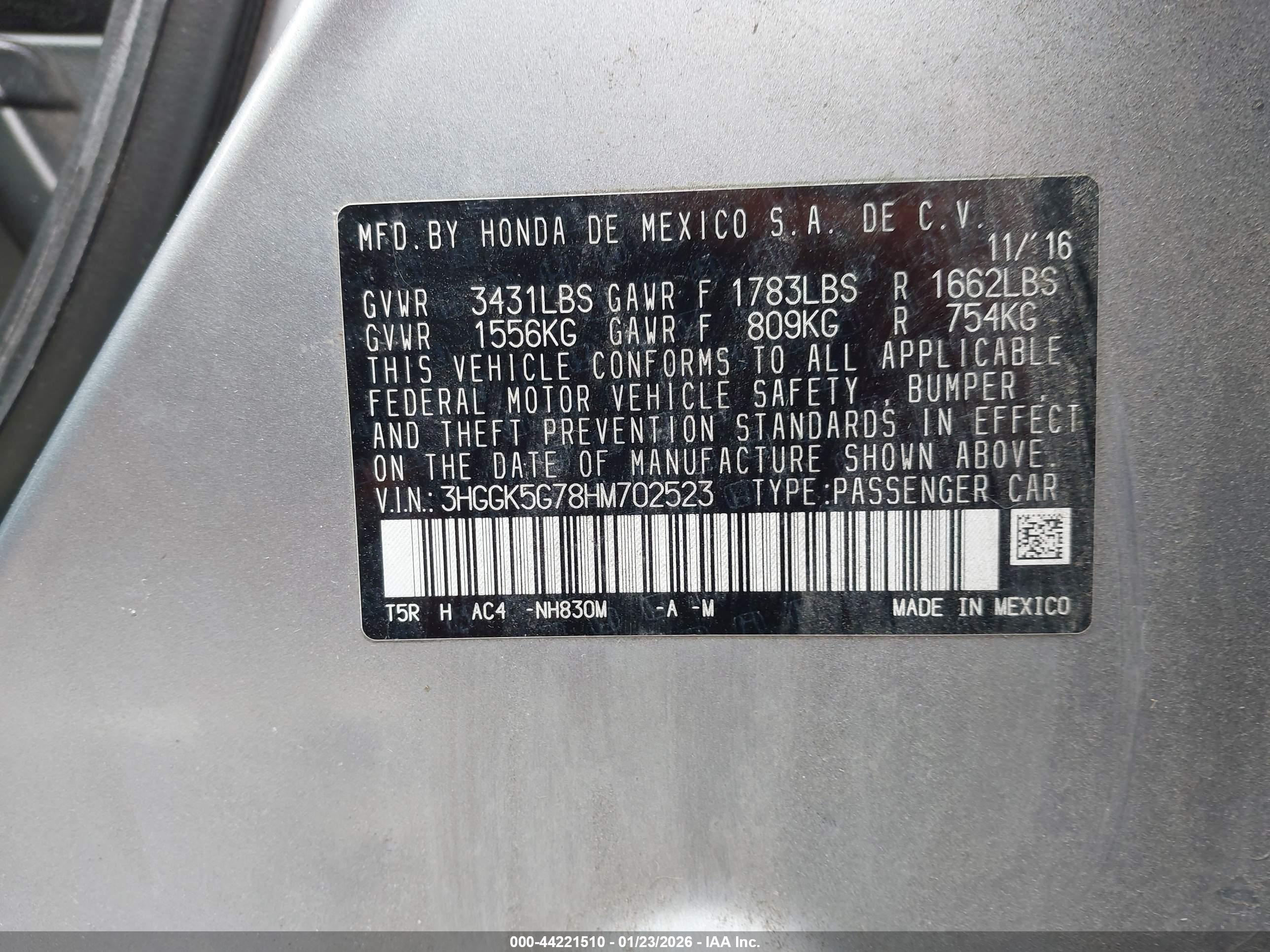 HONDA FIT image 9