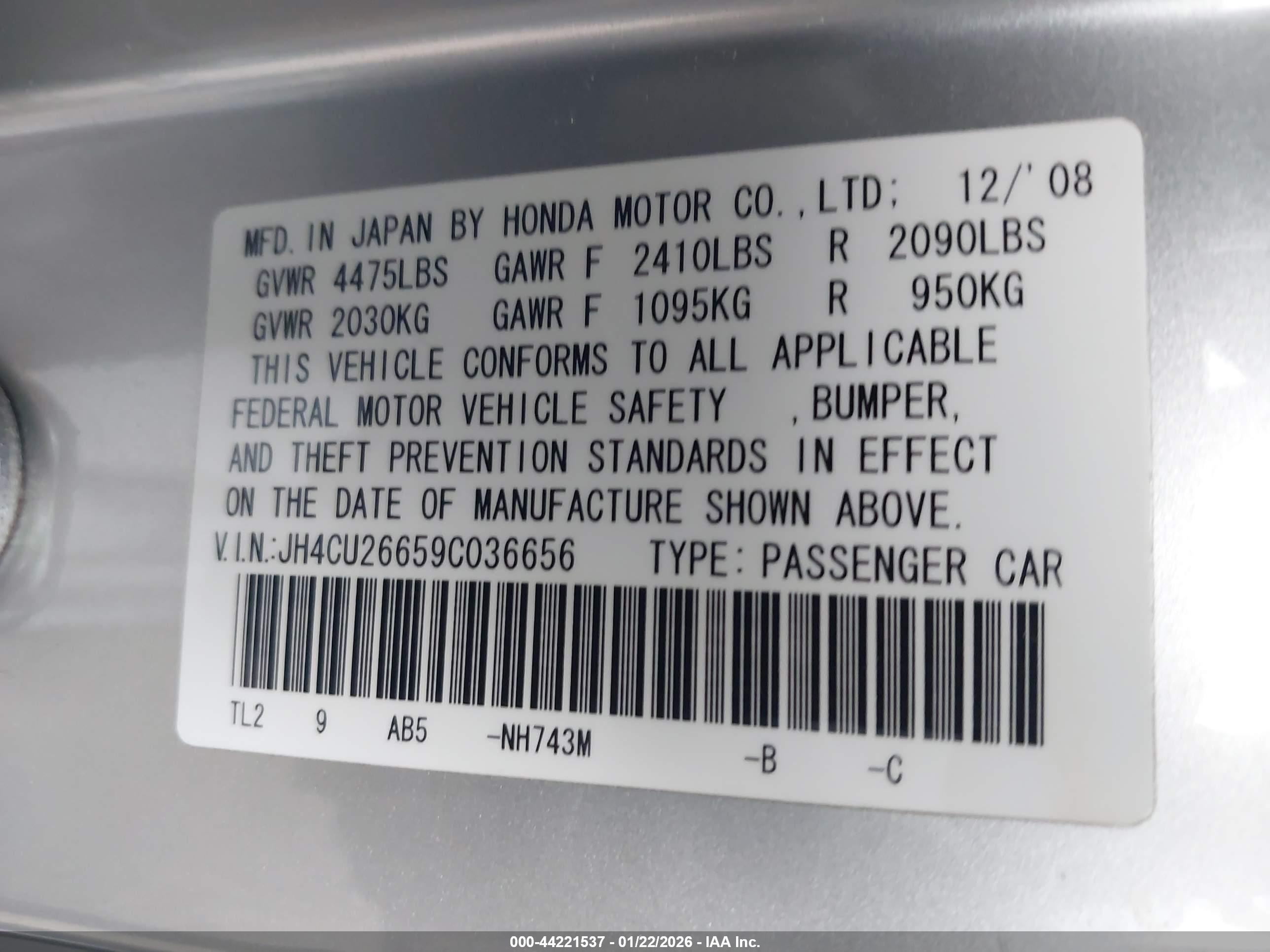 ACURA TSX image 9