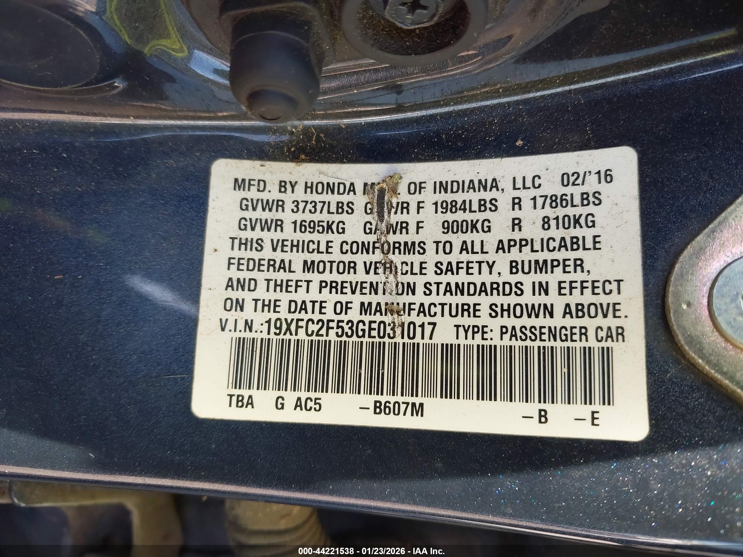 HONDA CIVIC image 9