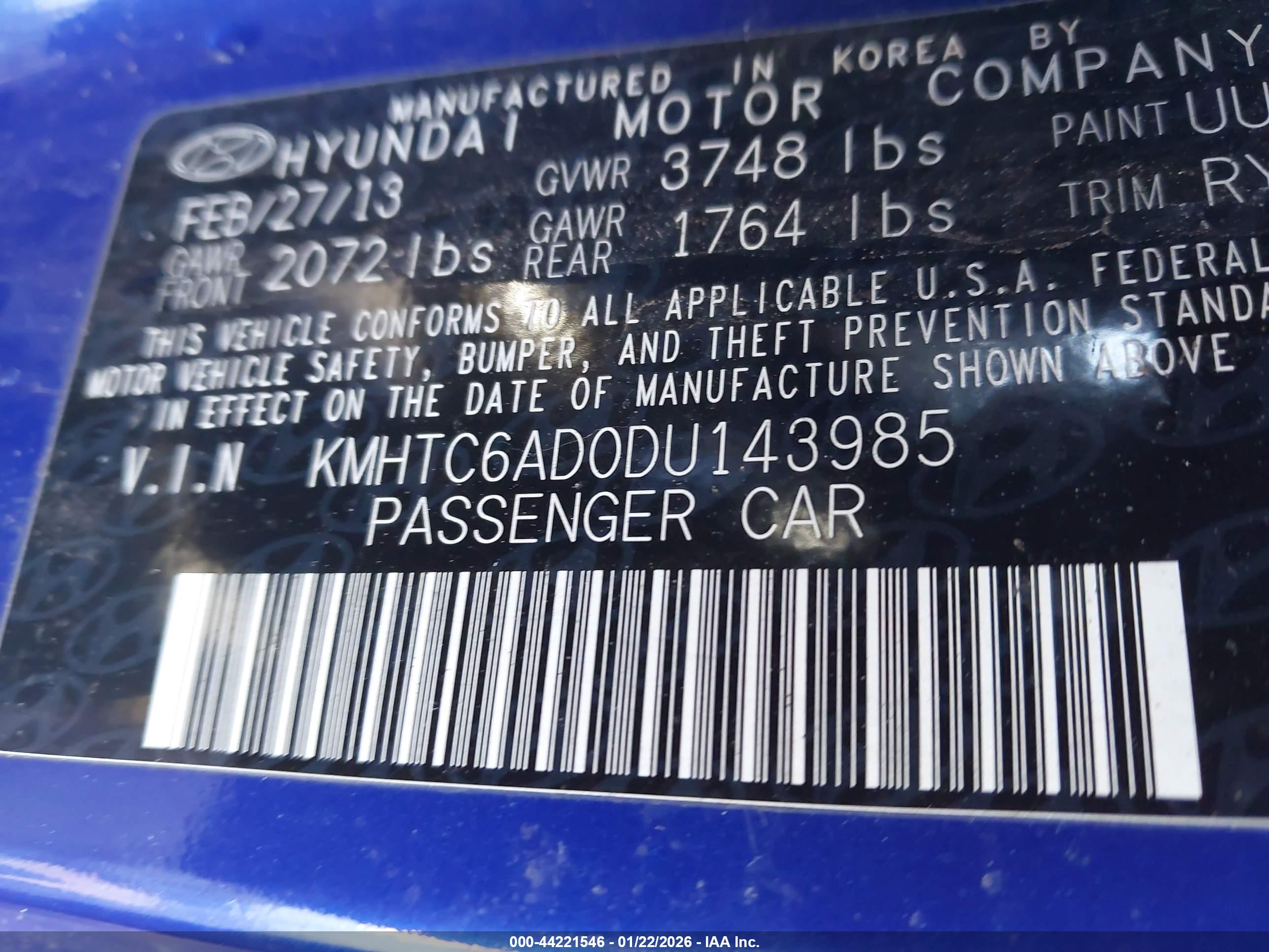 HYUNDAI VELOSTER image 9