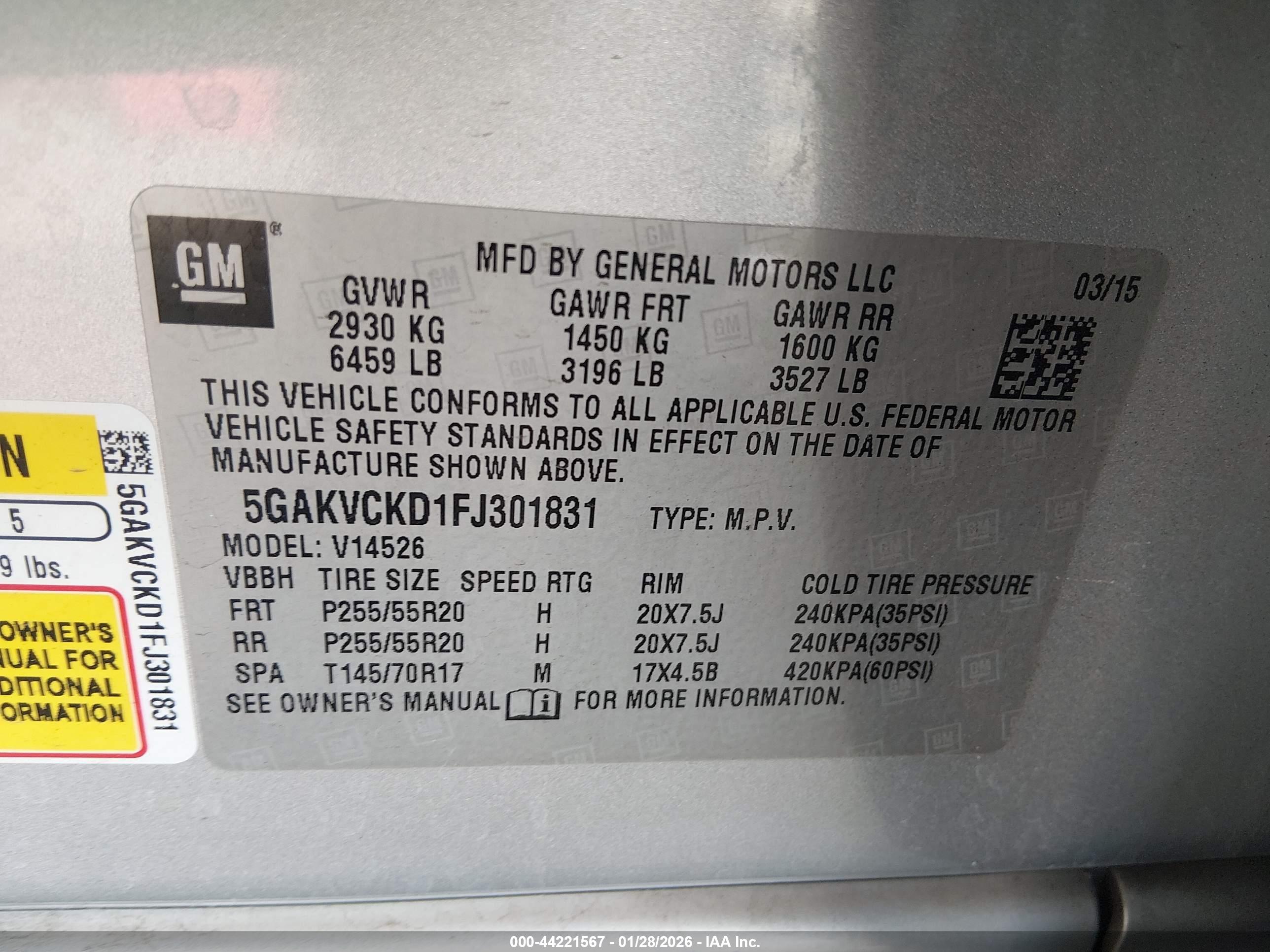 BUICK ENCLAVE image 9