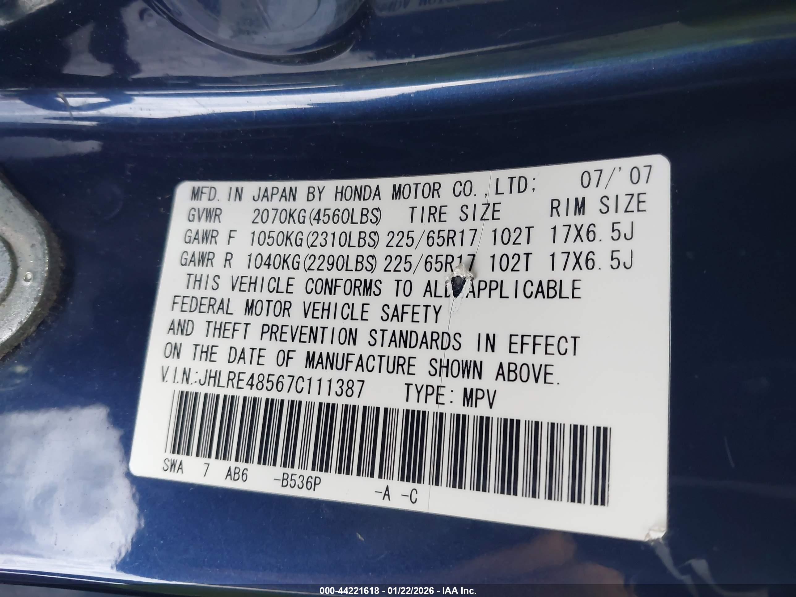 HONDA CR-V image 9