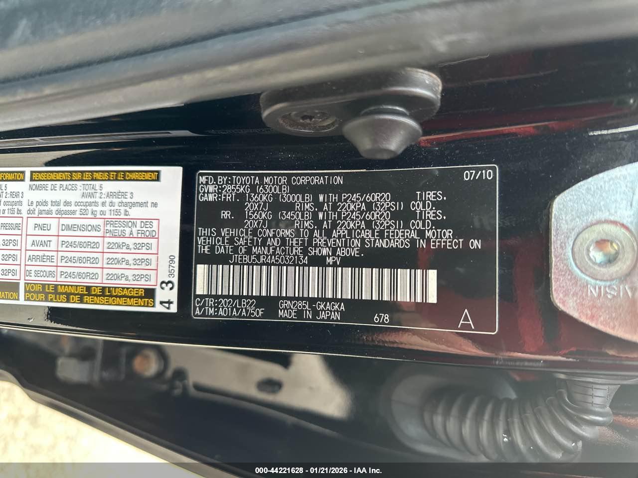 TOYOTA 4RUNNER image 9