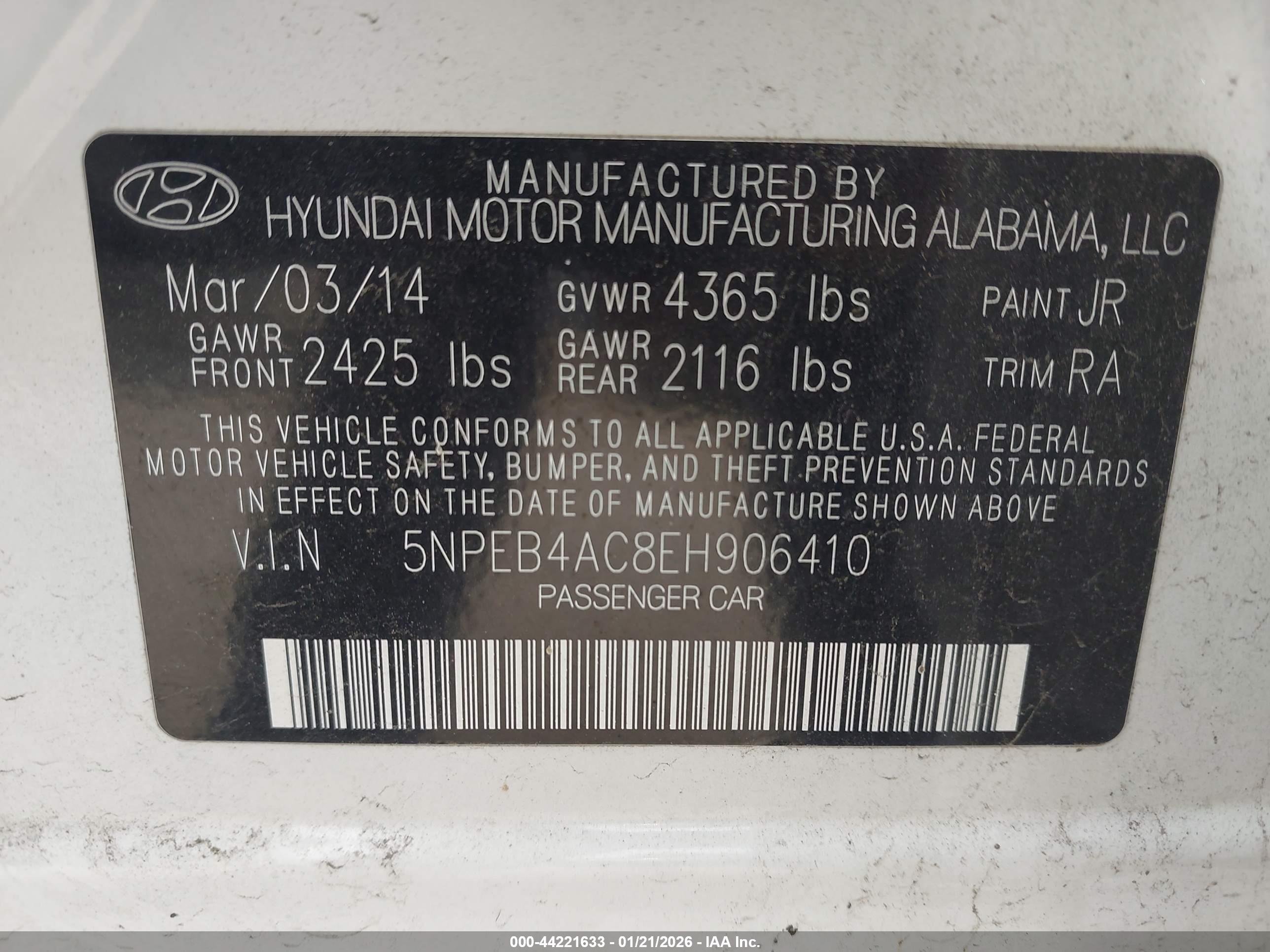 HYUNDAI SONATA image 9
