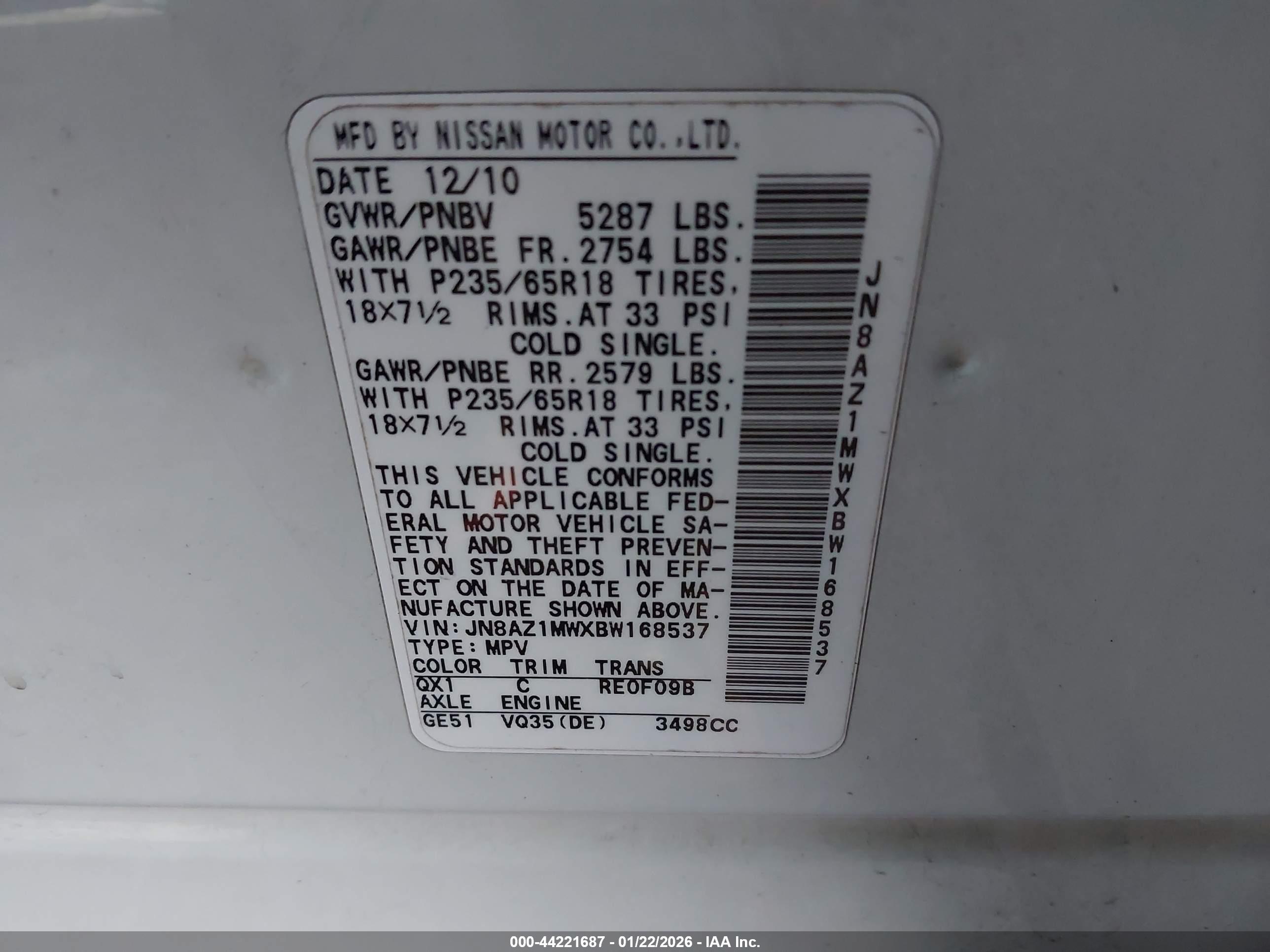NISSAN MURANO image 9