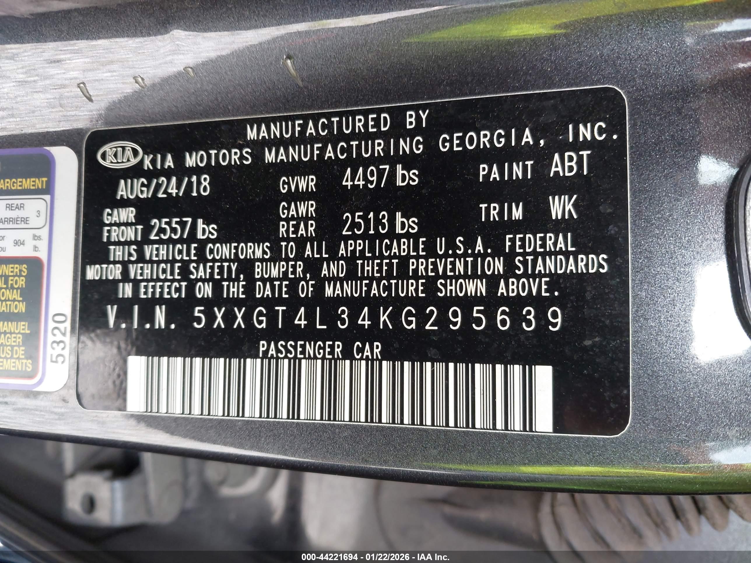 KIA OPTIMA image 9
