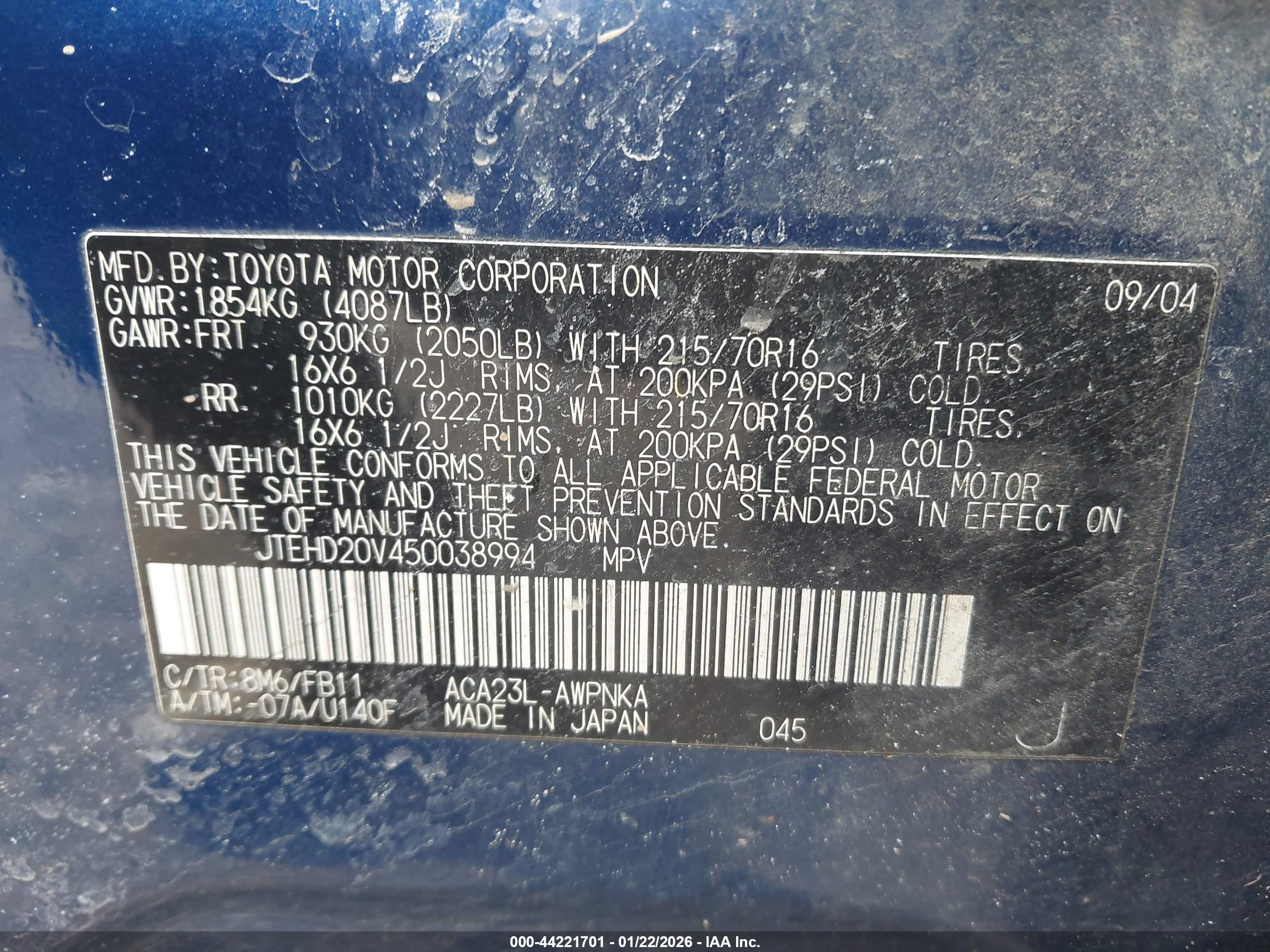 TOYOTA RAV4 image 9