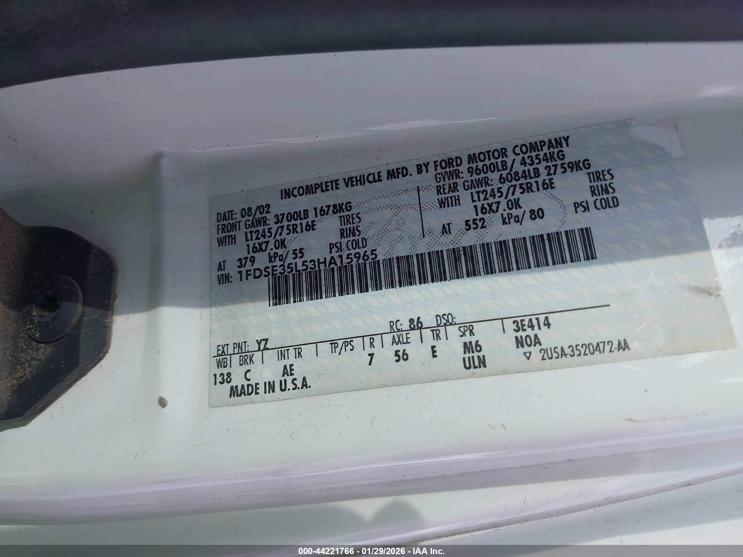 FORD E-350 image 9