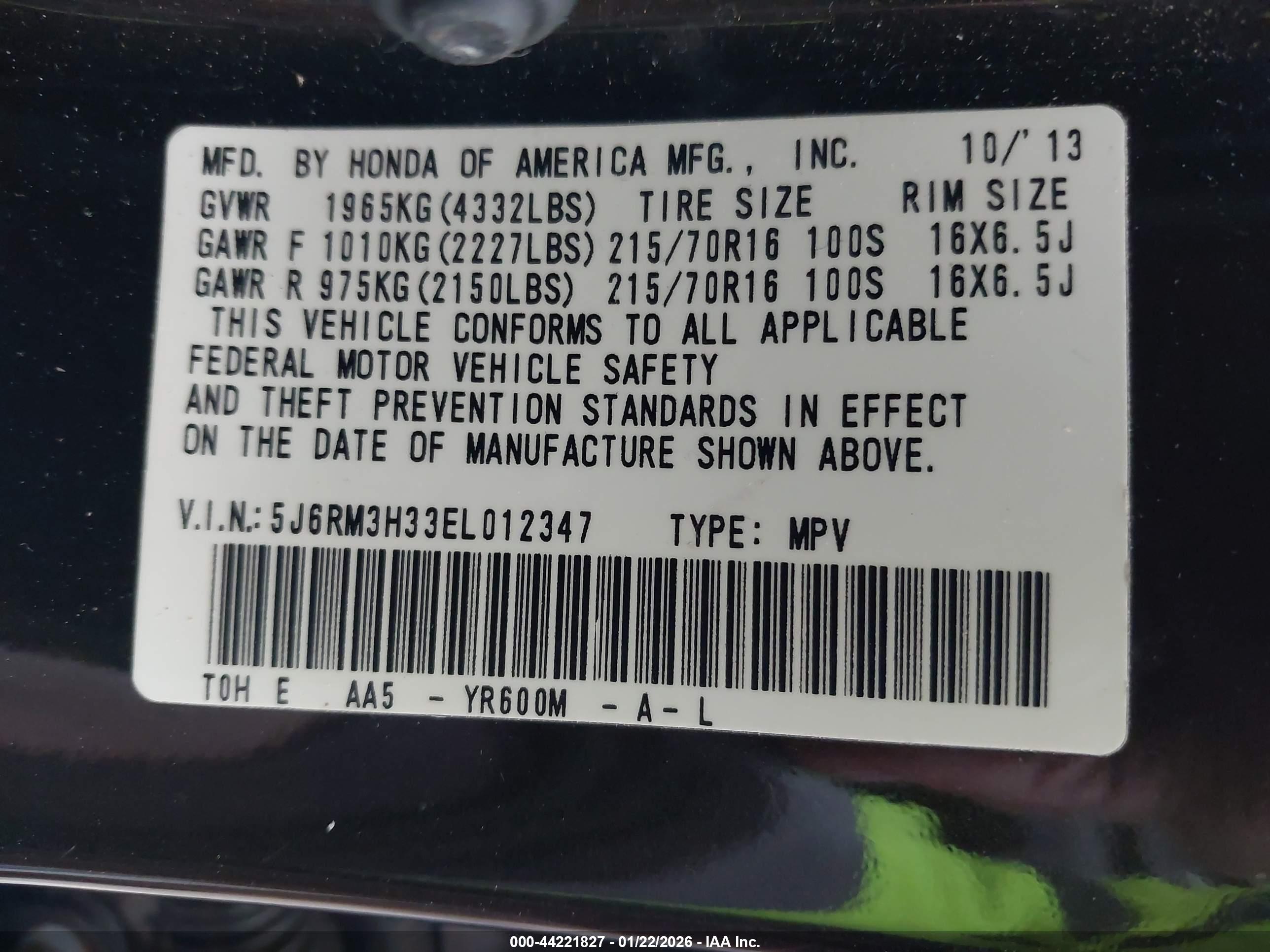 HONDA CR-V image 9