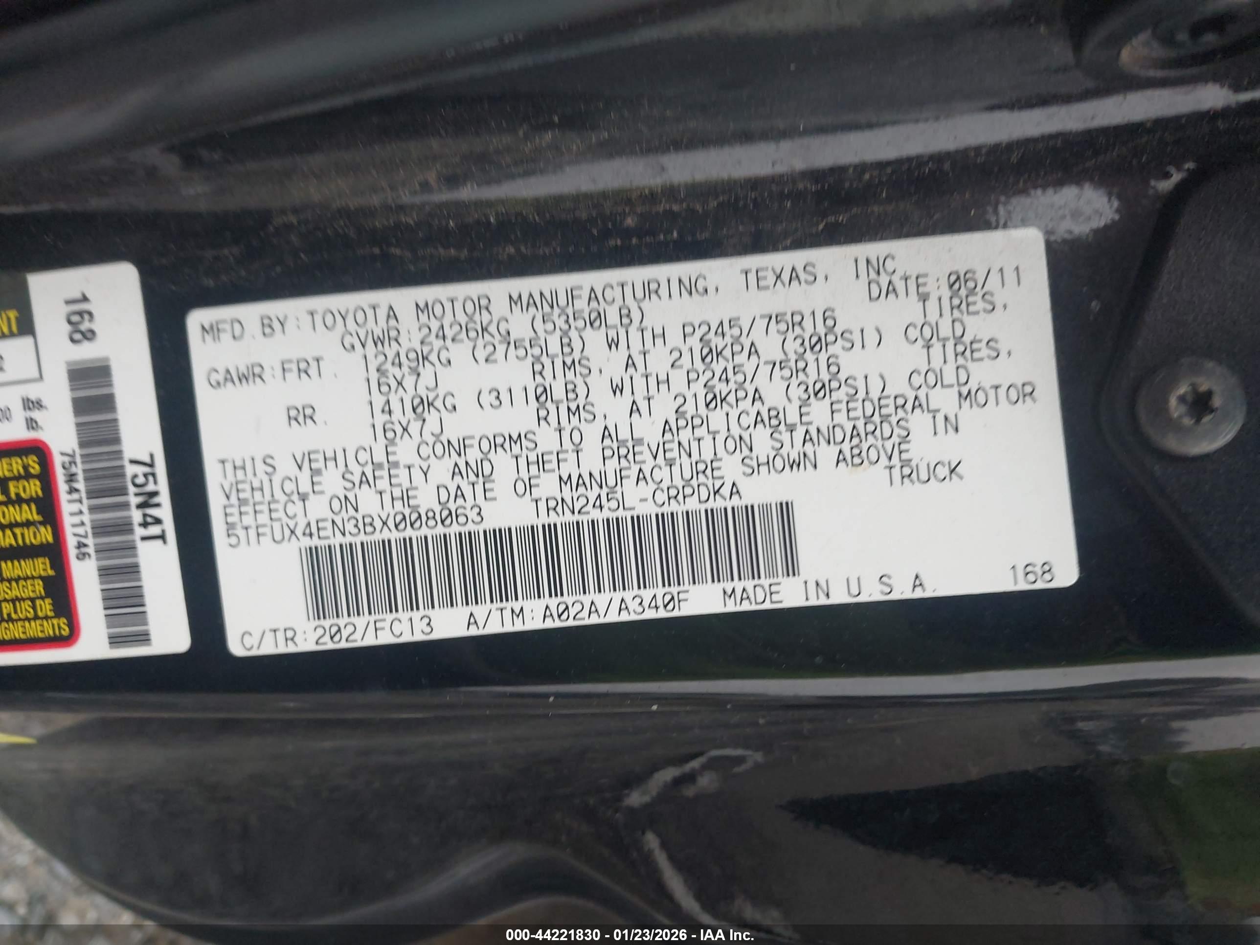 TOYOTA TACOMA image 9