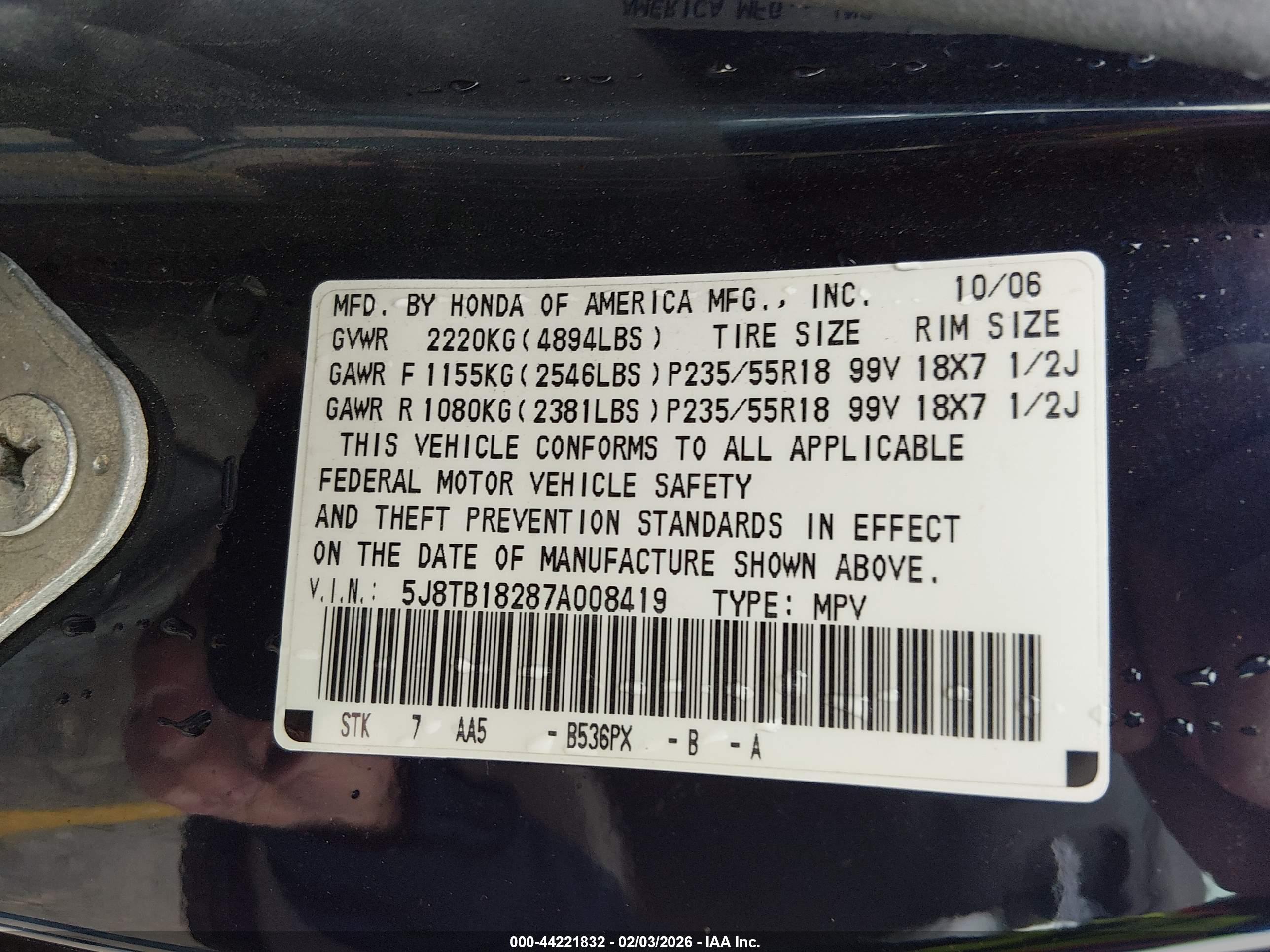 ACURA RDX image 9