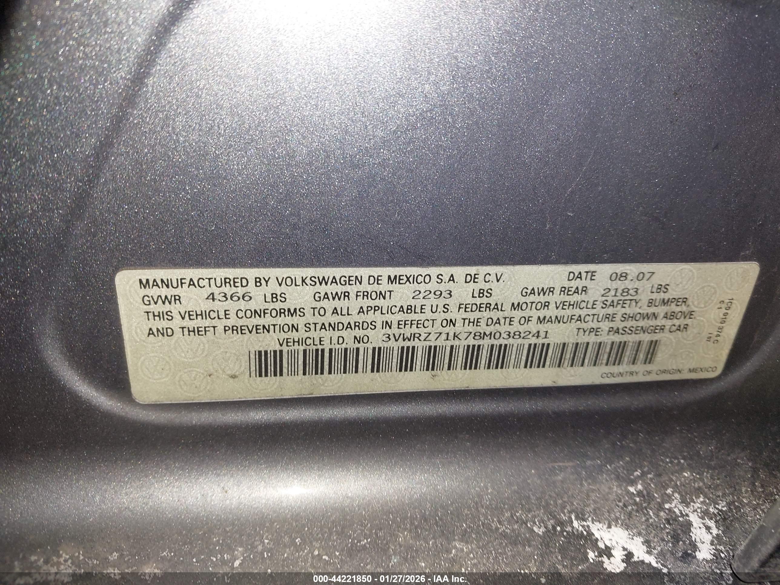 VOLKSWAGEN JETTA image 9