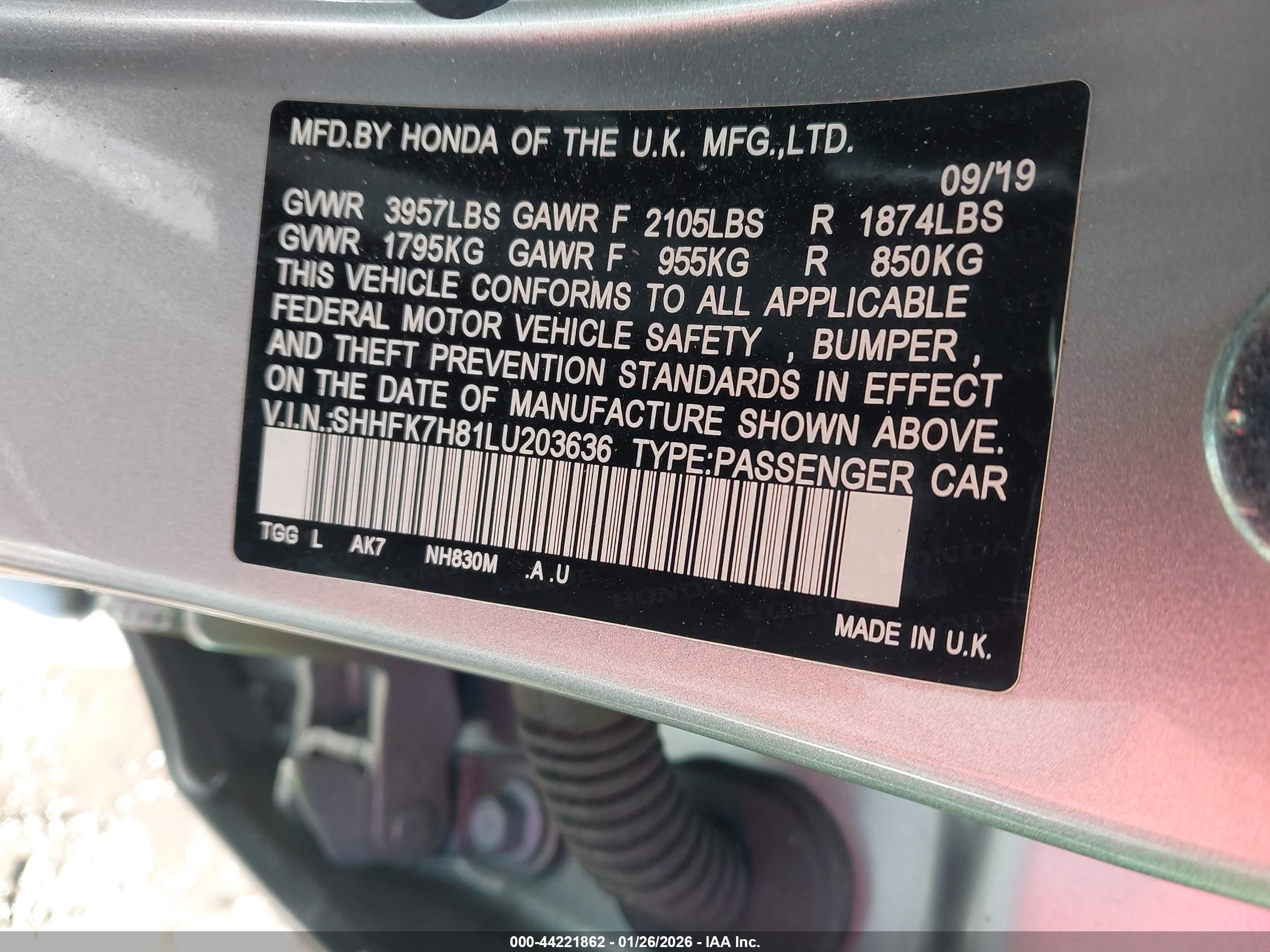HONDA CIVIC image 9