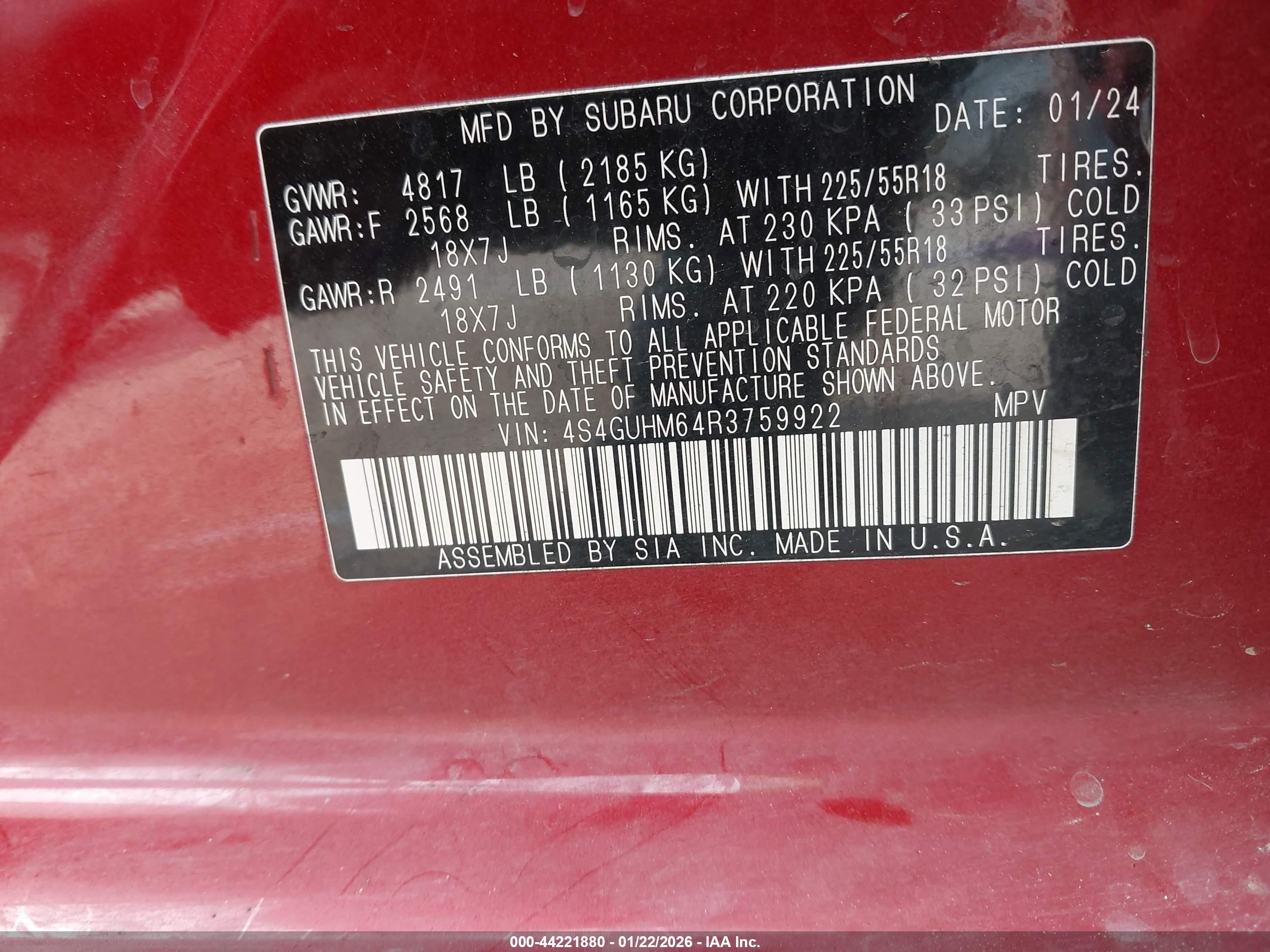 SUBARU CROSSTREK image 9