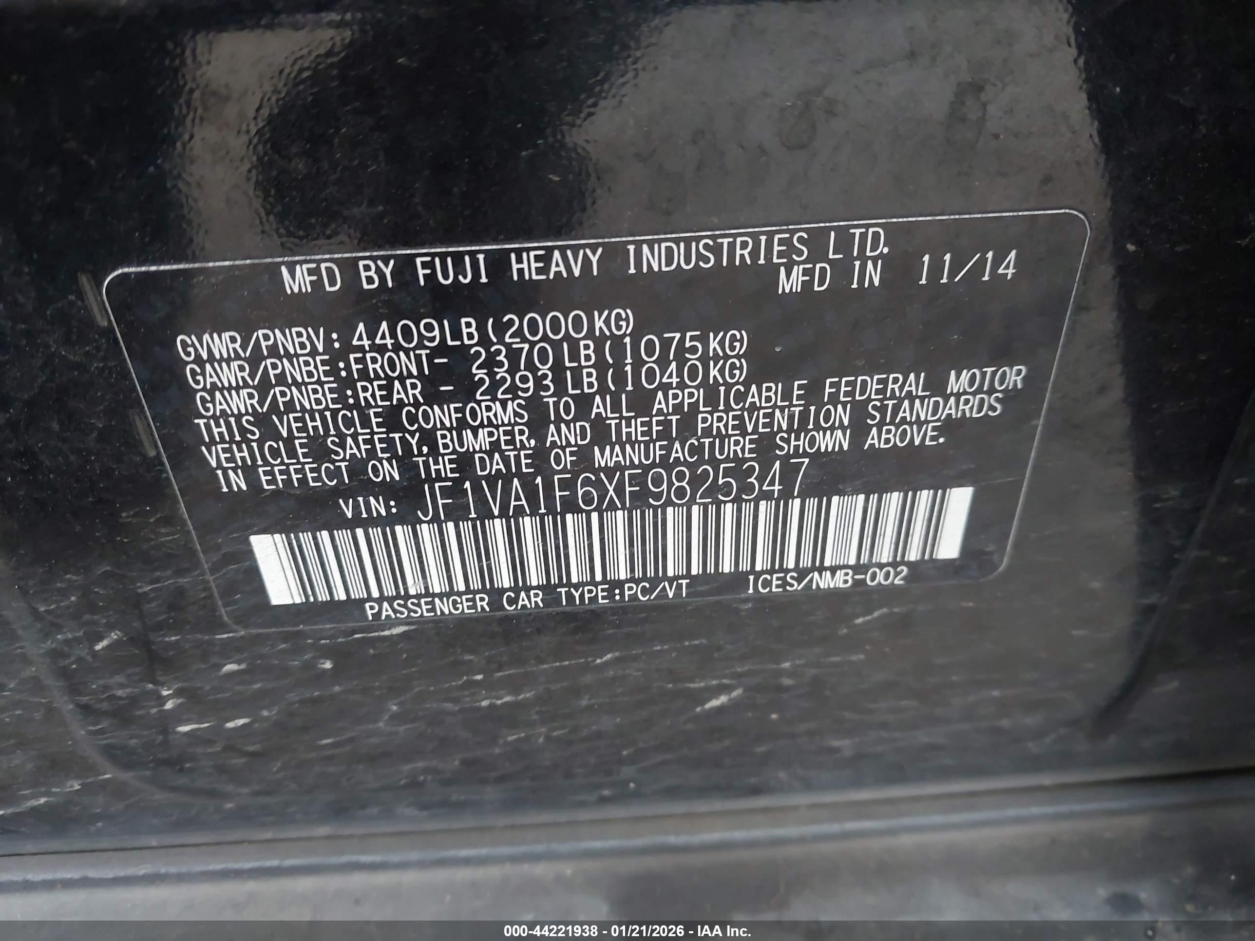 SUBARU WRX image 9