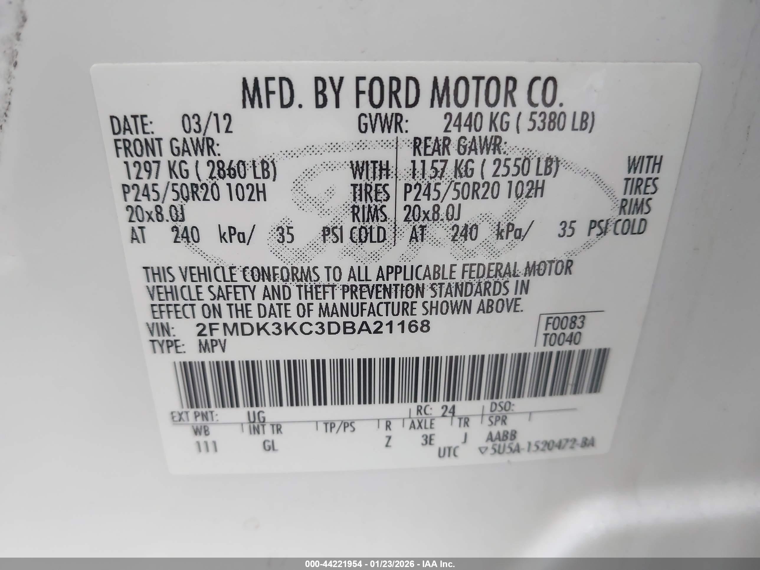 FORD EDGE image 9