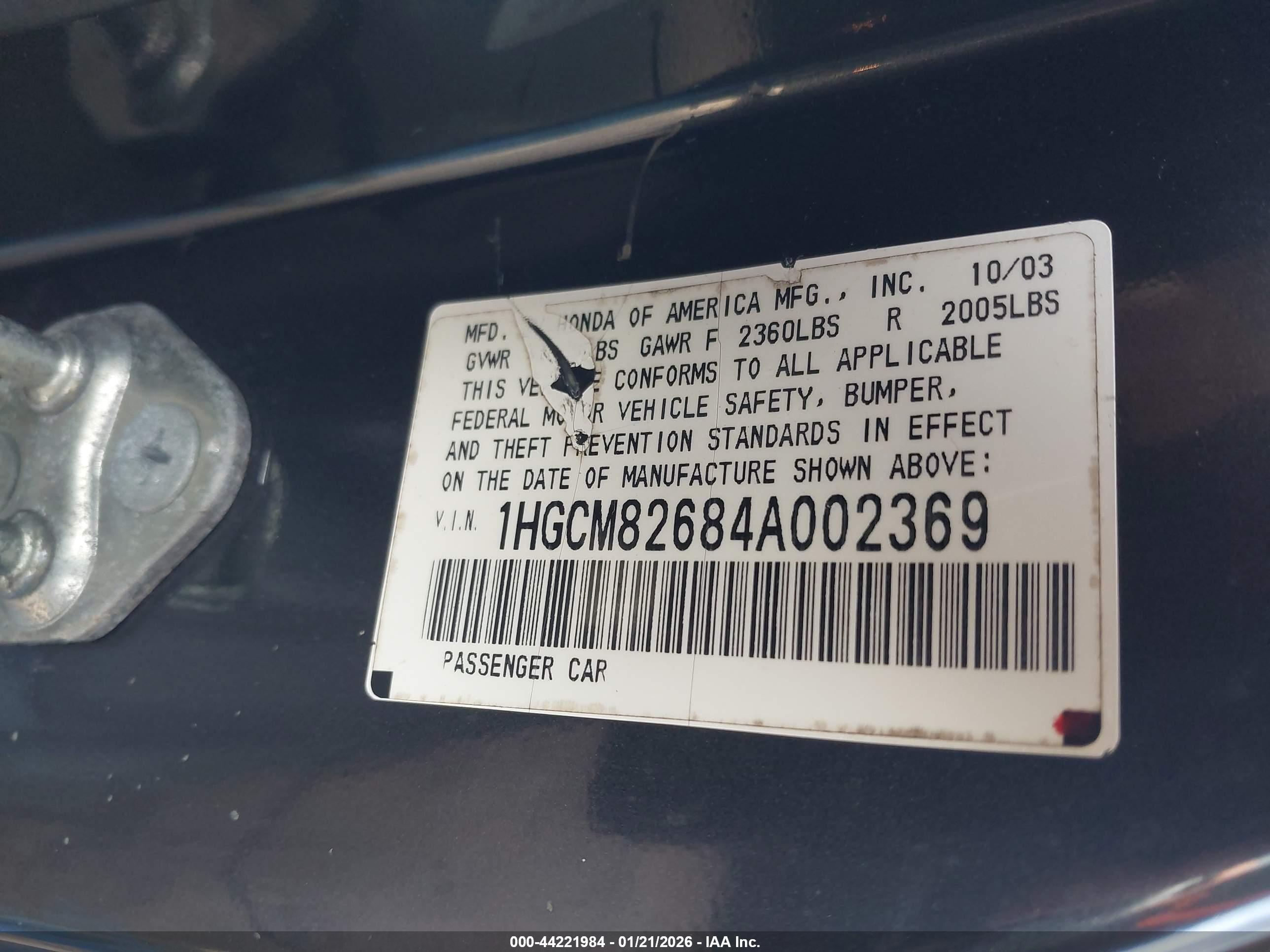HONDA ACCORD image 9
