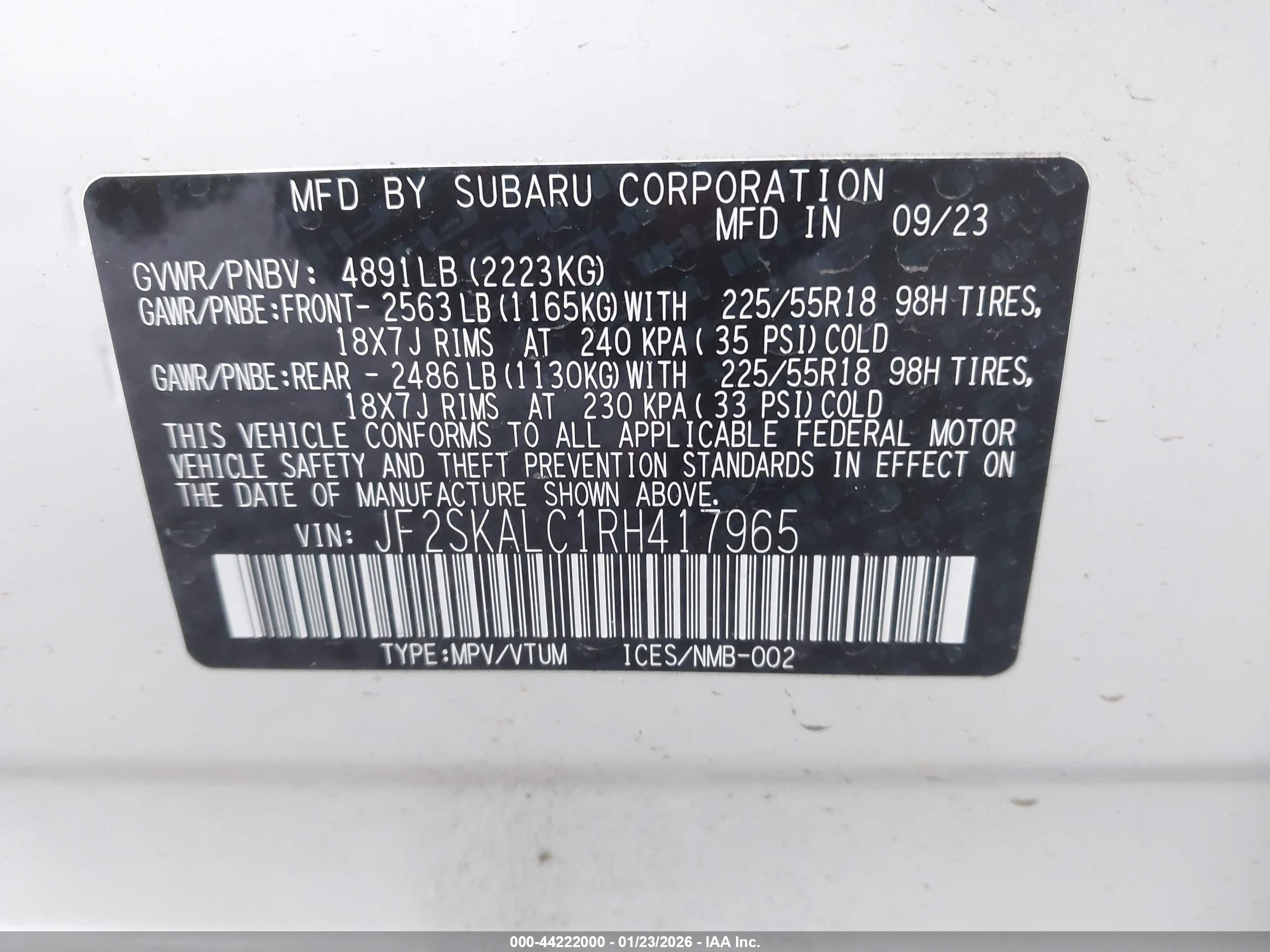 SUBARU FORESTER image 9