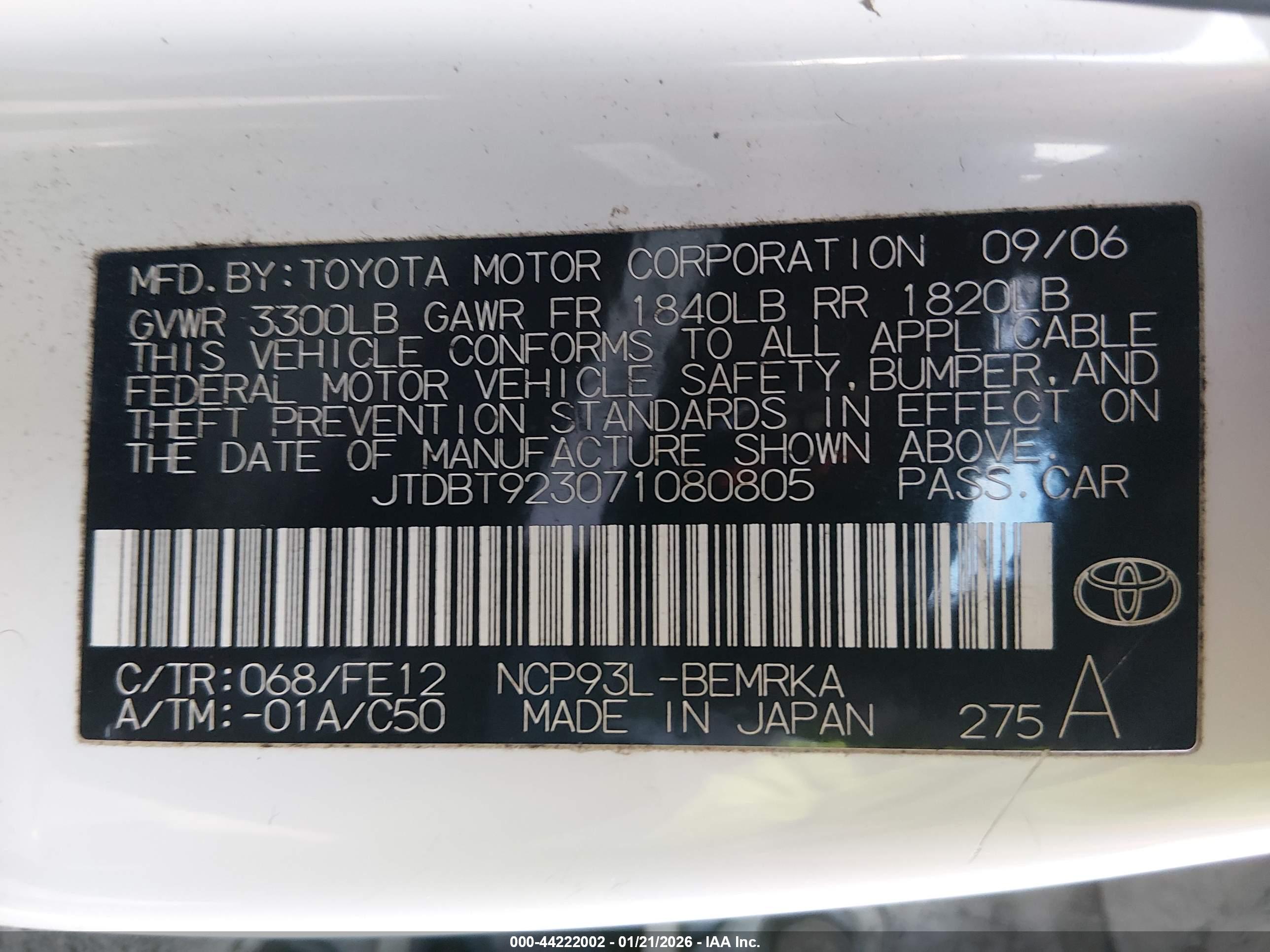 TOYOTA YARIS image 9