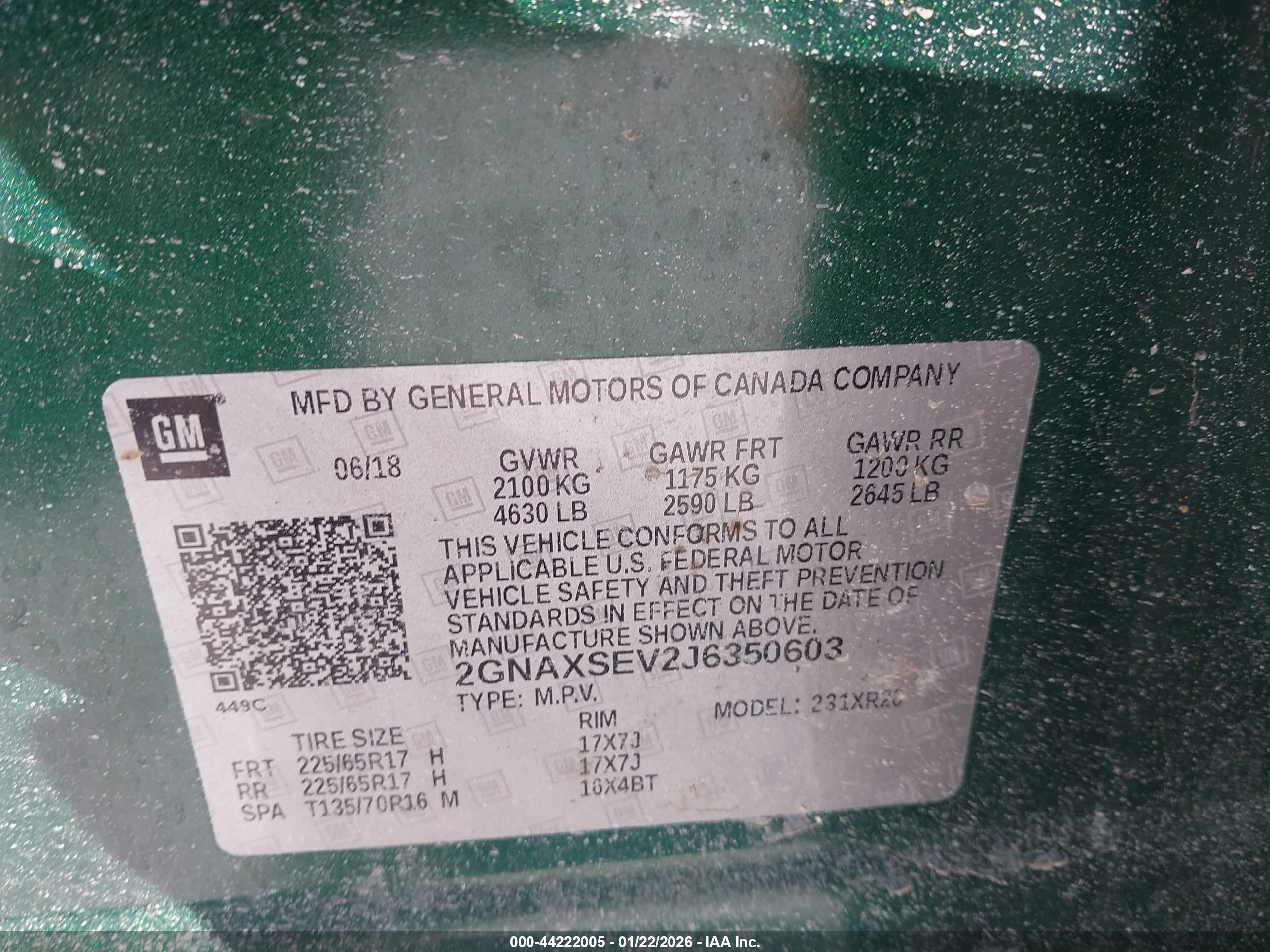 CHEVROLET EQUINOX image 9