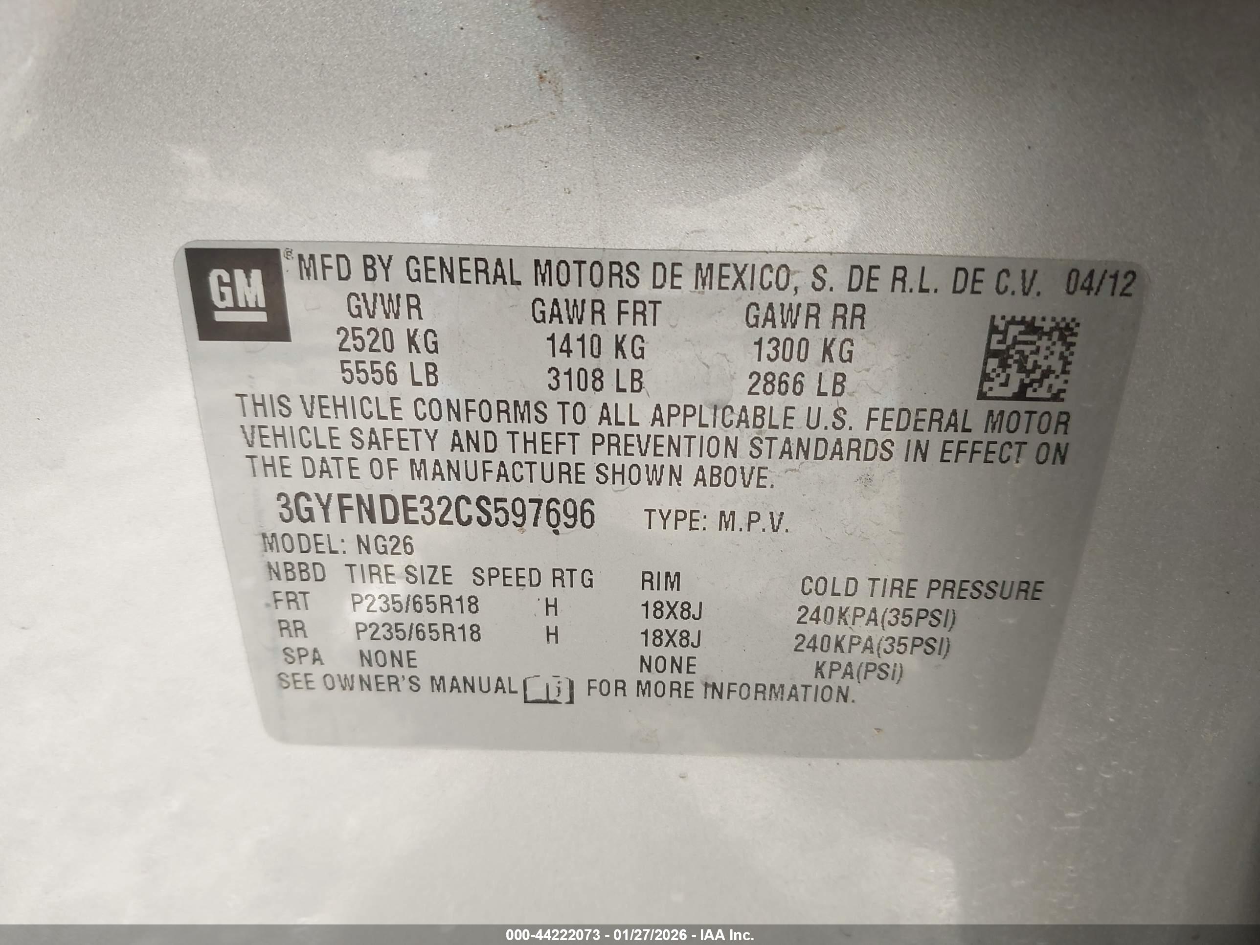 CADILLAC SRX image 9