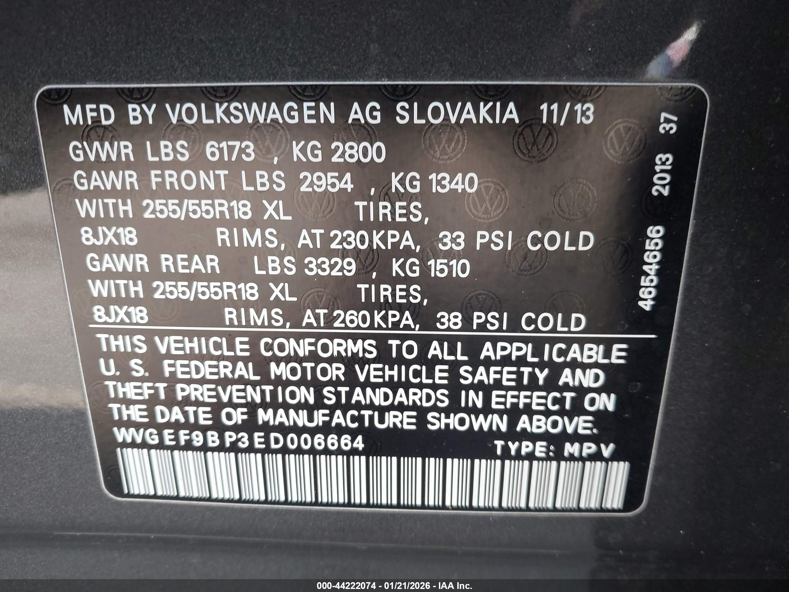 VOLKSWAGEN TOUAREG image 9