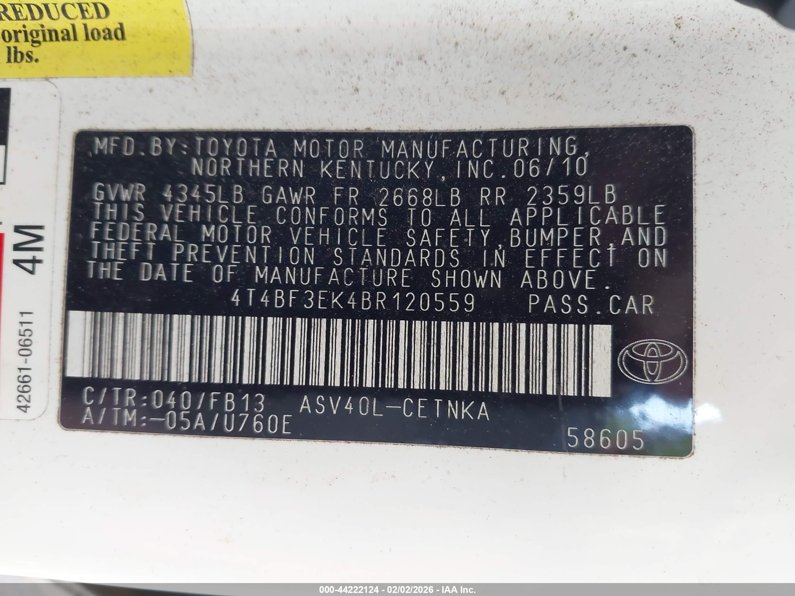 TOYOTA CAMRY image 9
